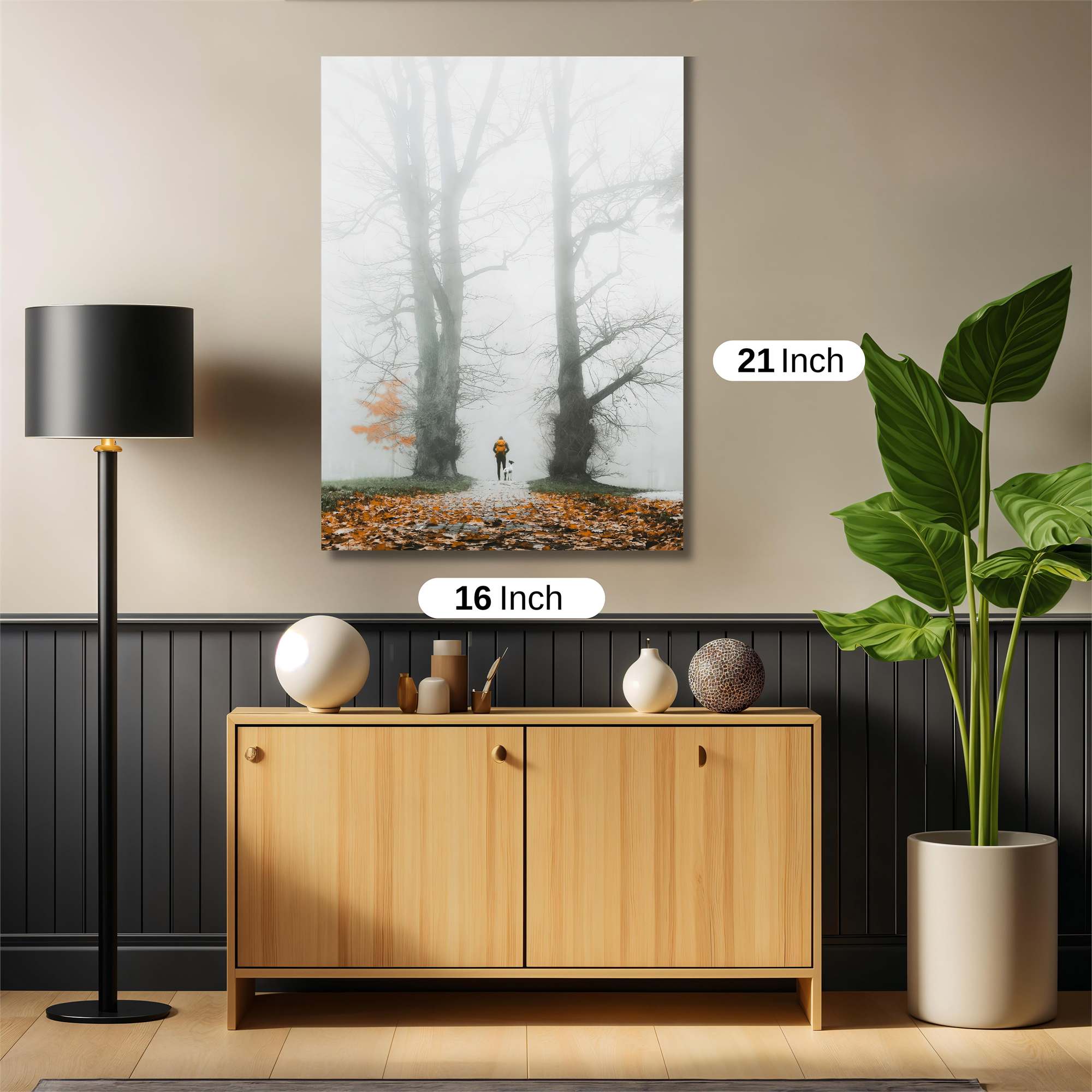 Foggy Solitude Safe Wall Magnetic / M