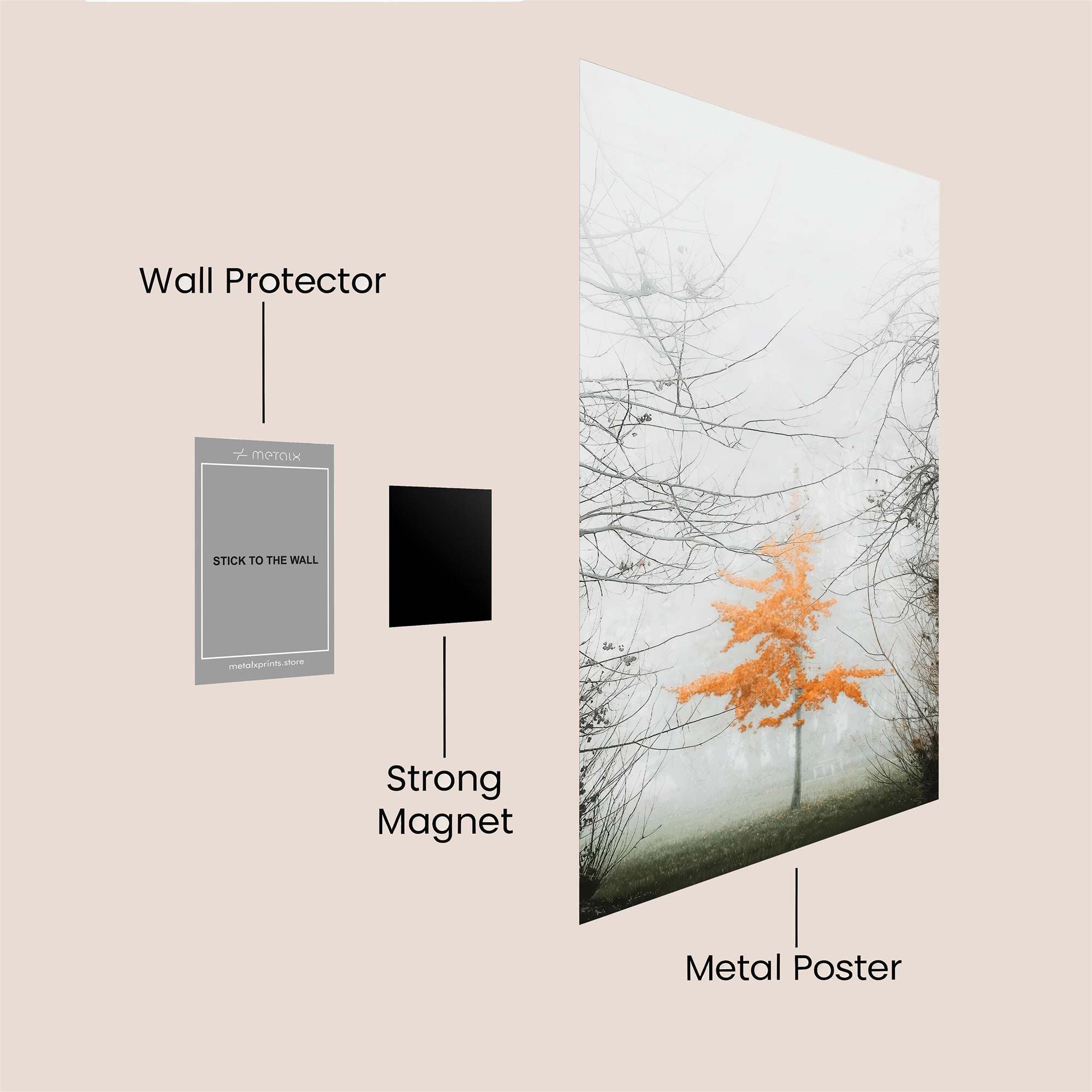 Autumn Serenity Safe Wall Magnetic / M