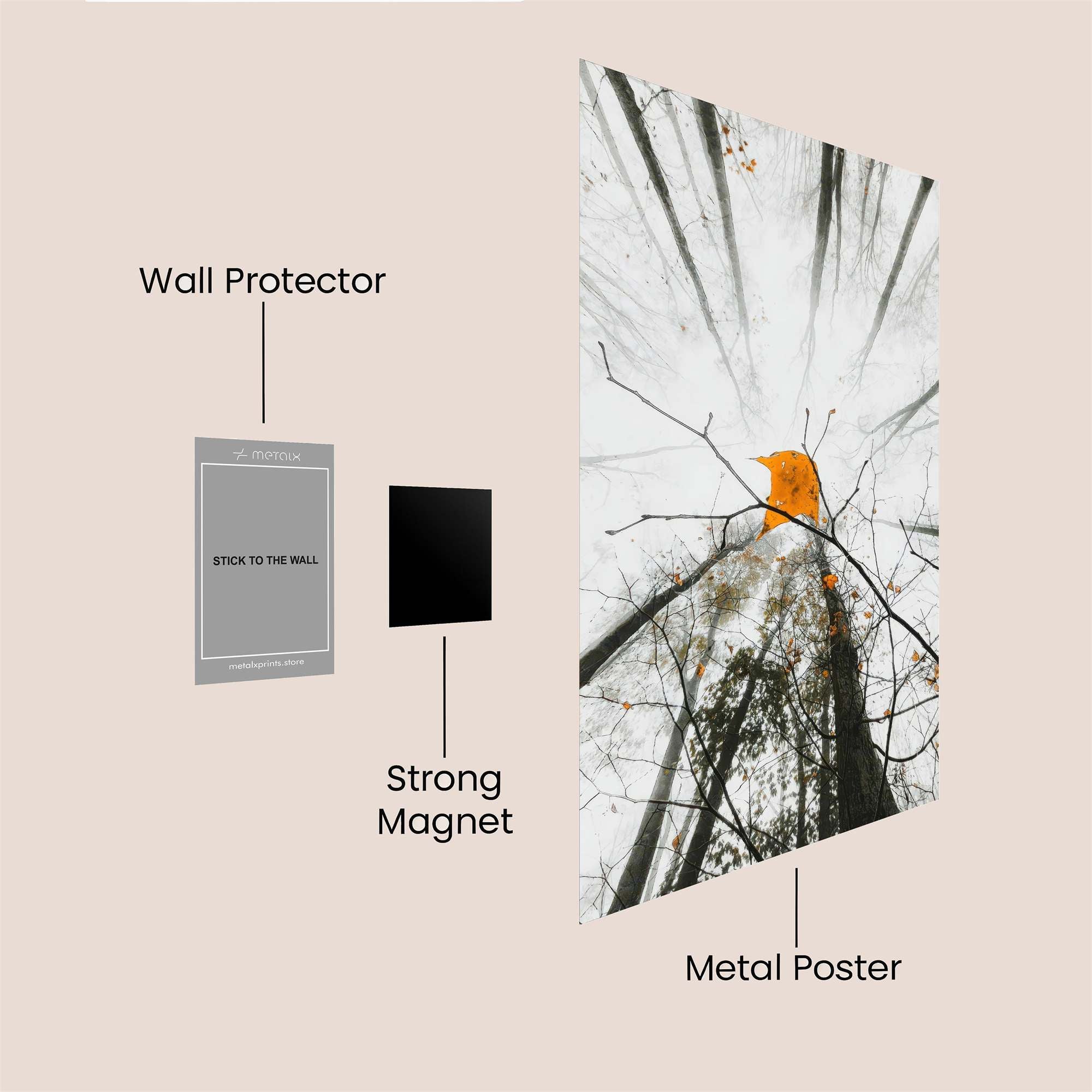 Autumn Whisper Safe Wall Magnetic / M