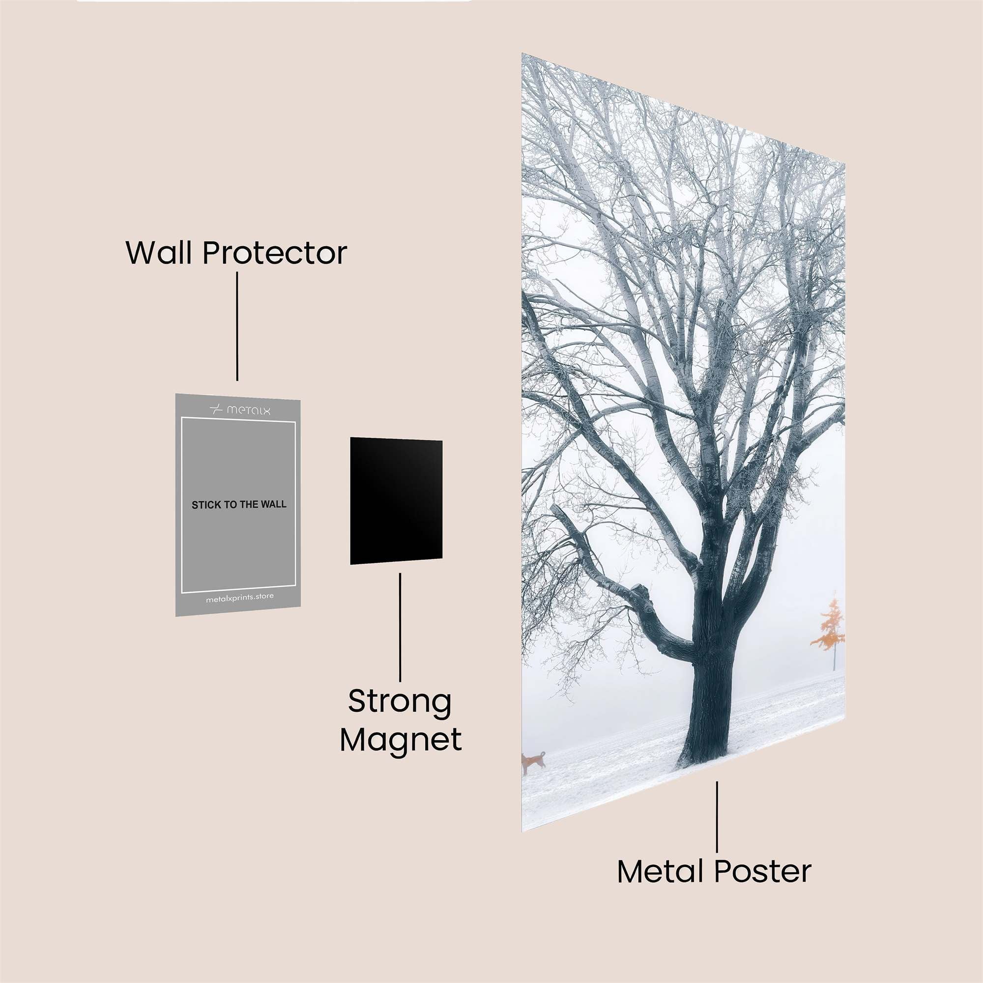 Winter Solitude Safe Wall Magnetic / M