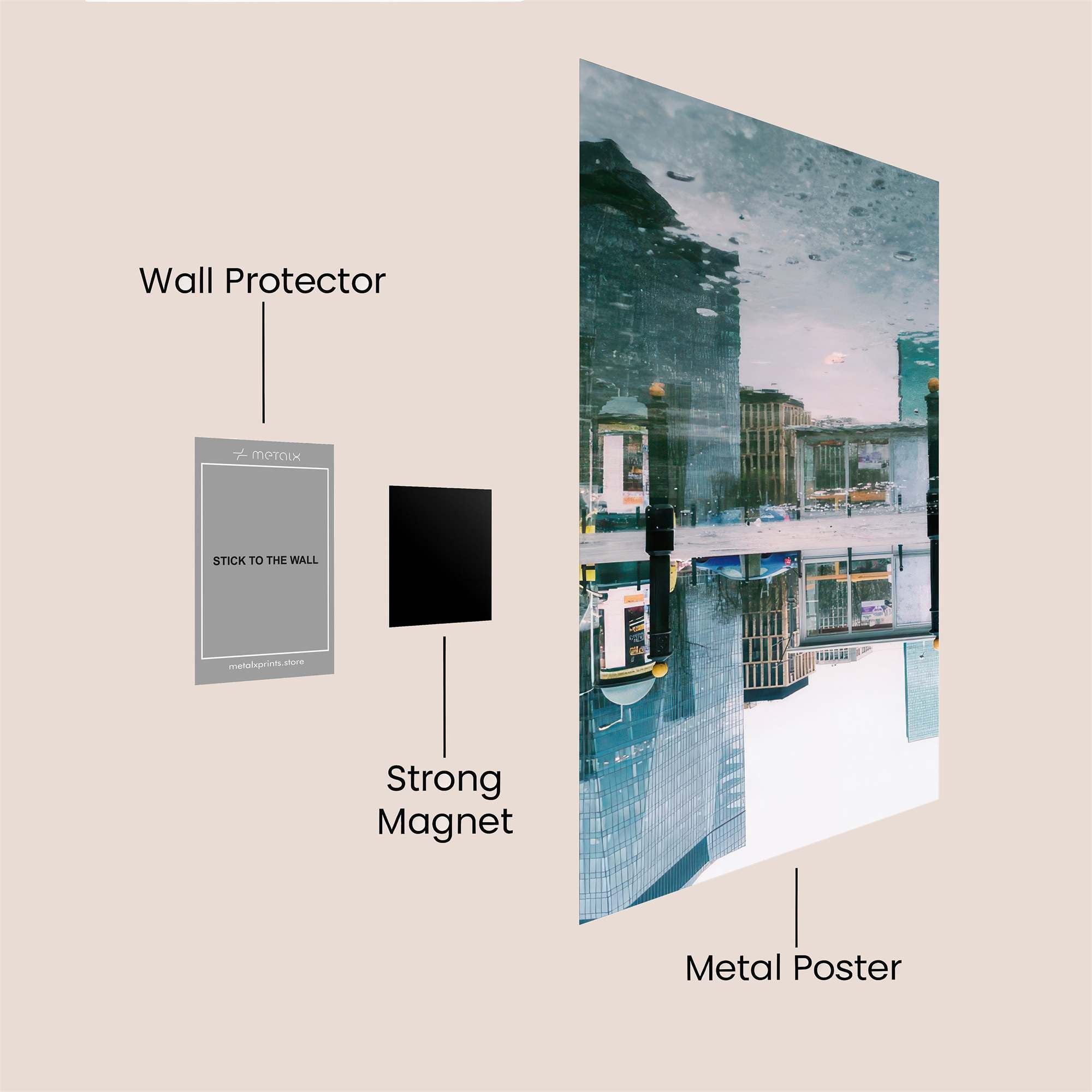 City Mirage Safe Wall Magnetic / M