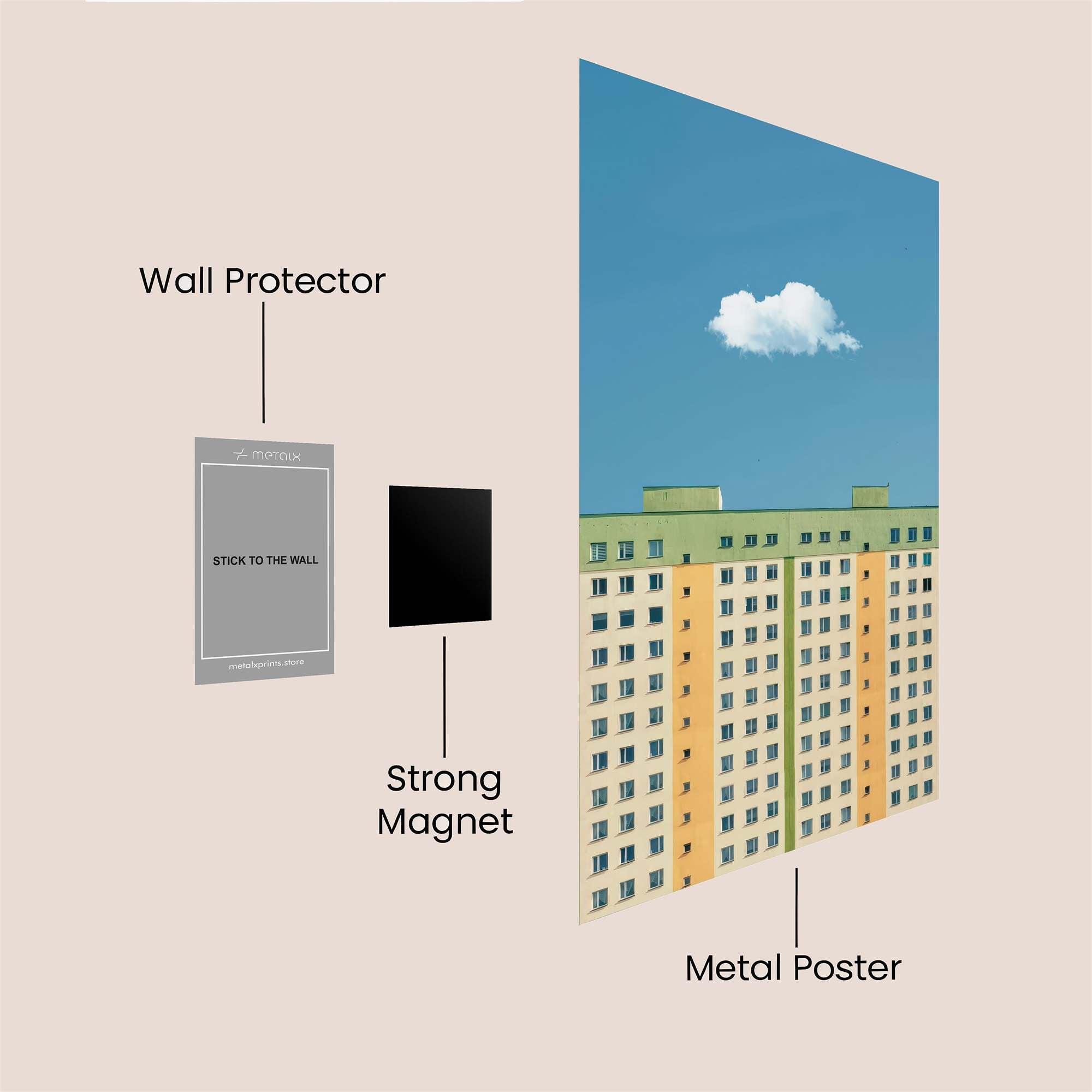Building Serenity Safe Wall Magnetic / M
