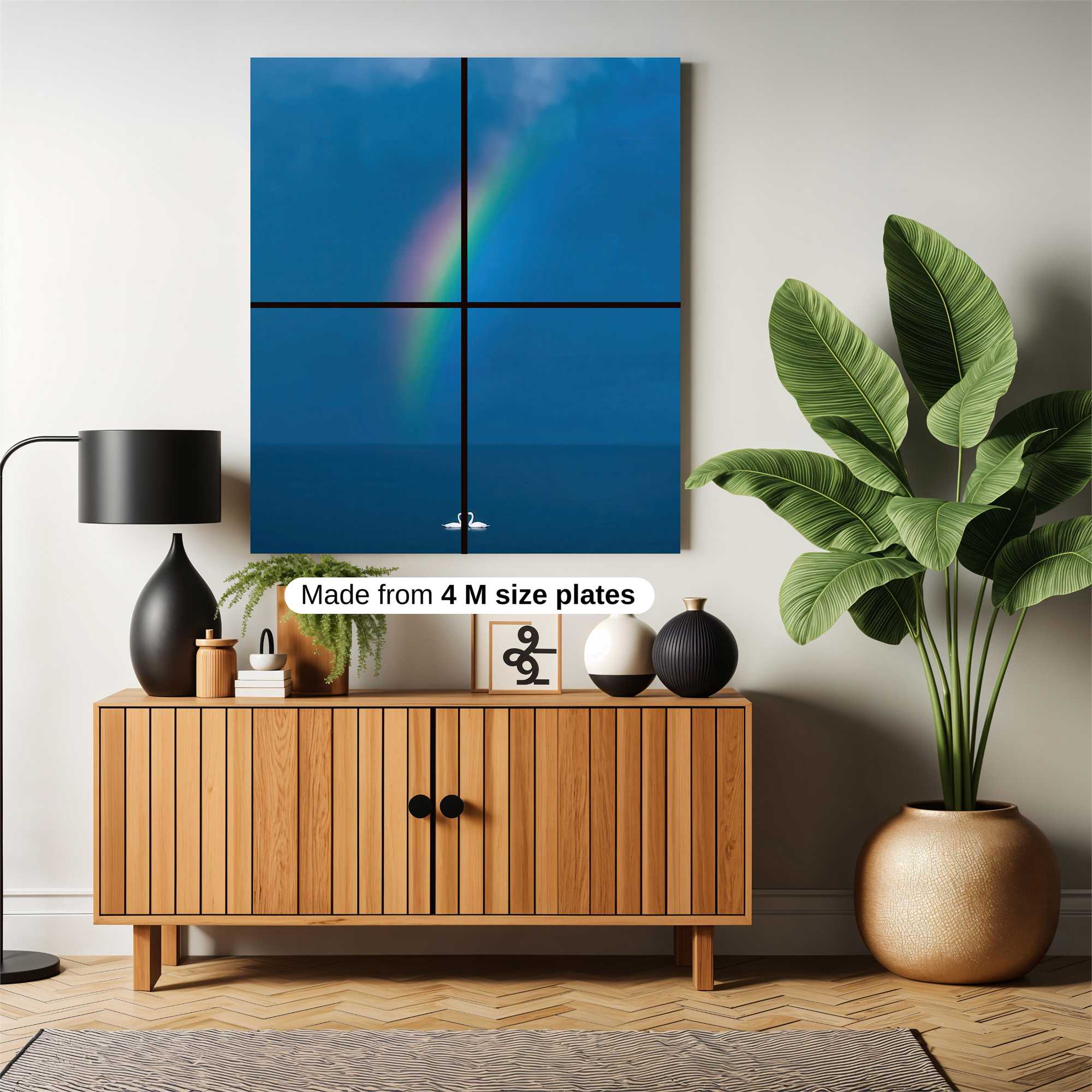 Swans Serene Safe Wall Magnetic / M