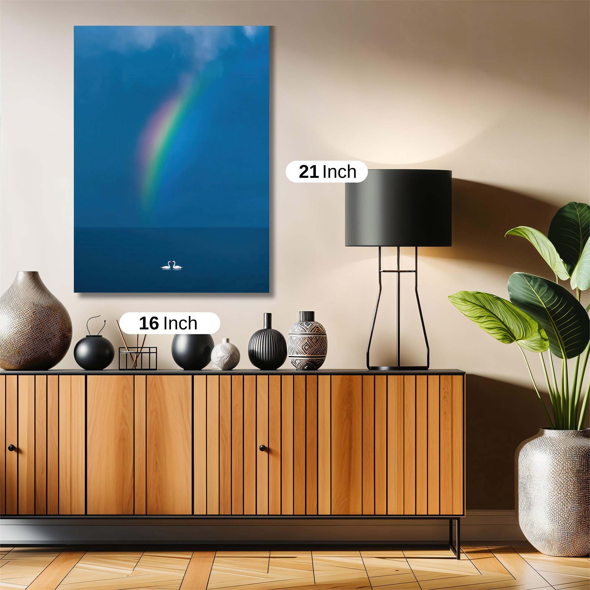 Swans Serene Safe Wall Magnetic / M
