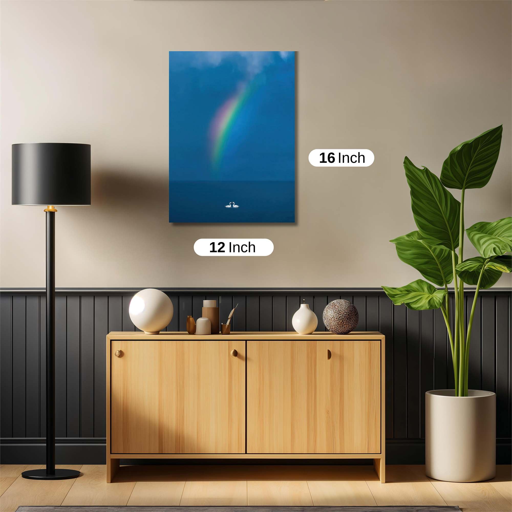 Swans Serene Safe Wall Magnetic / M