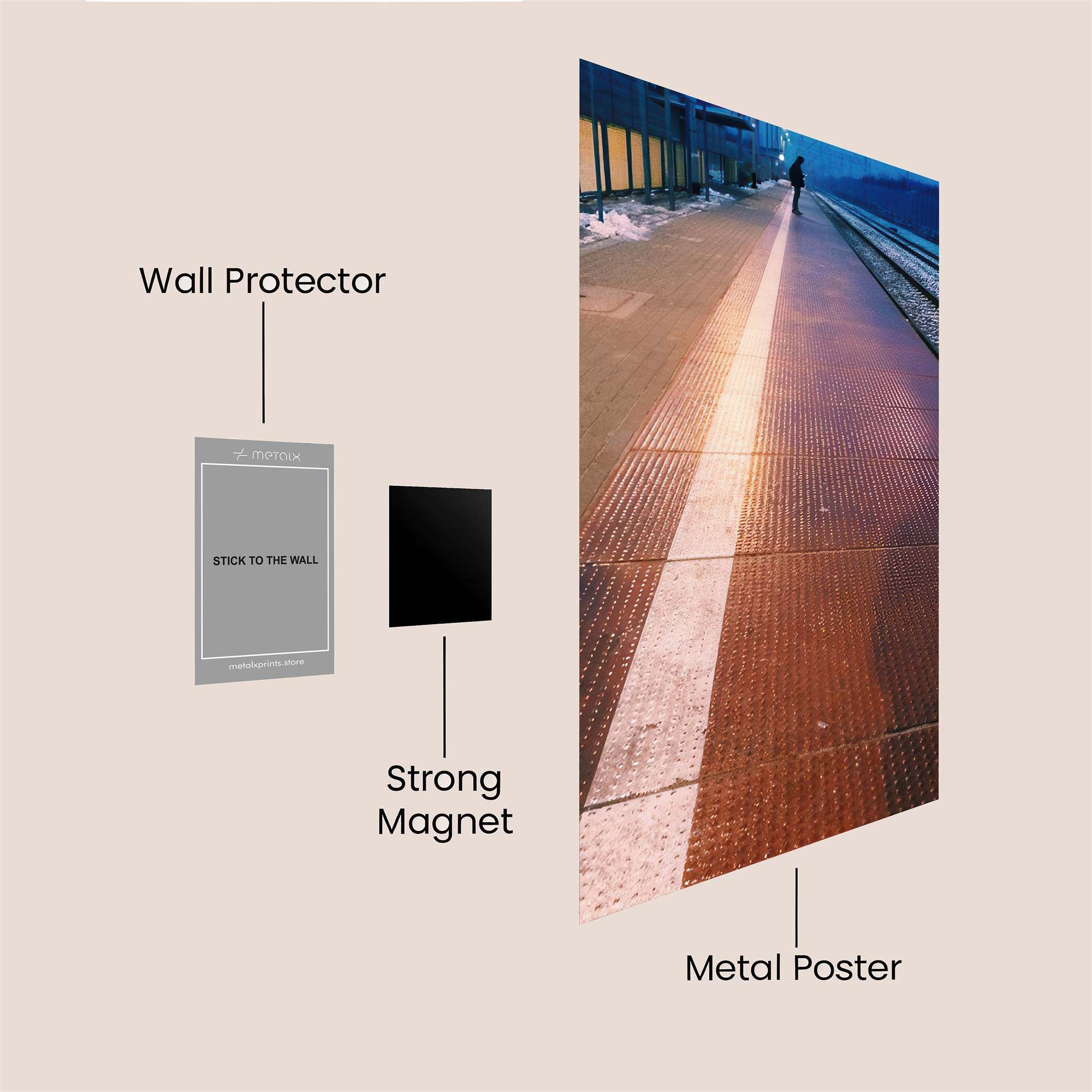 Platform Solitude Safe Wall Magnetic / M