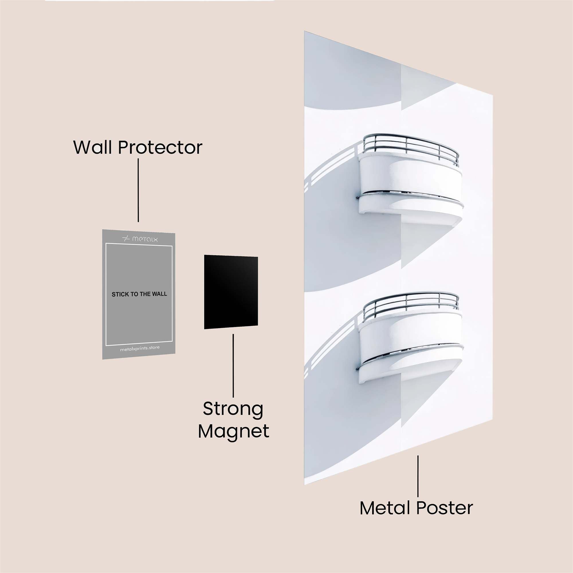 Balcony Serenity Safe Wall Magnetic / M