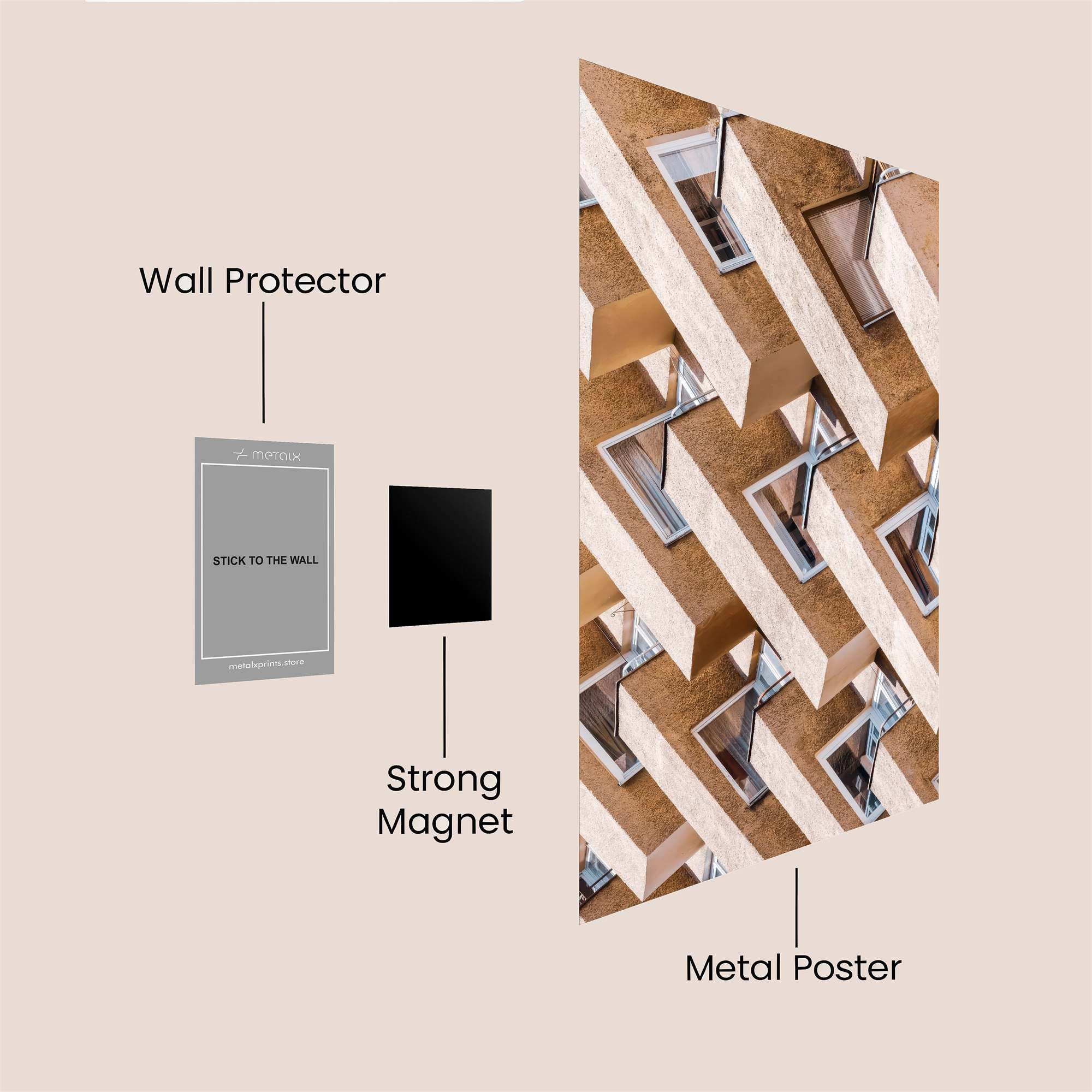 Facade Intrigue Safe Wall Magnetic / M