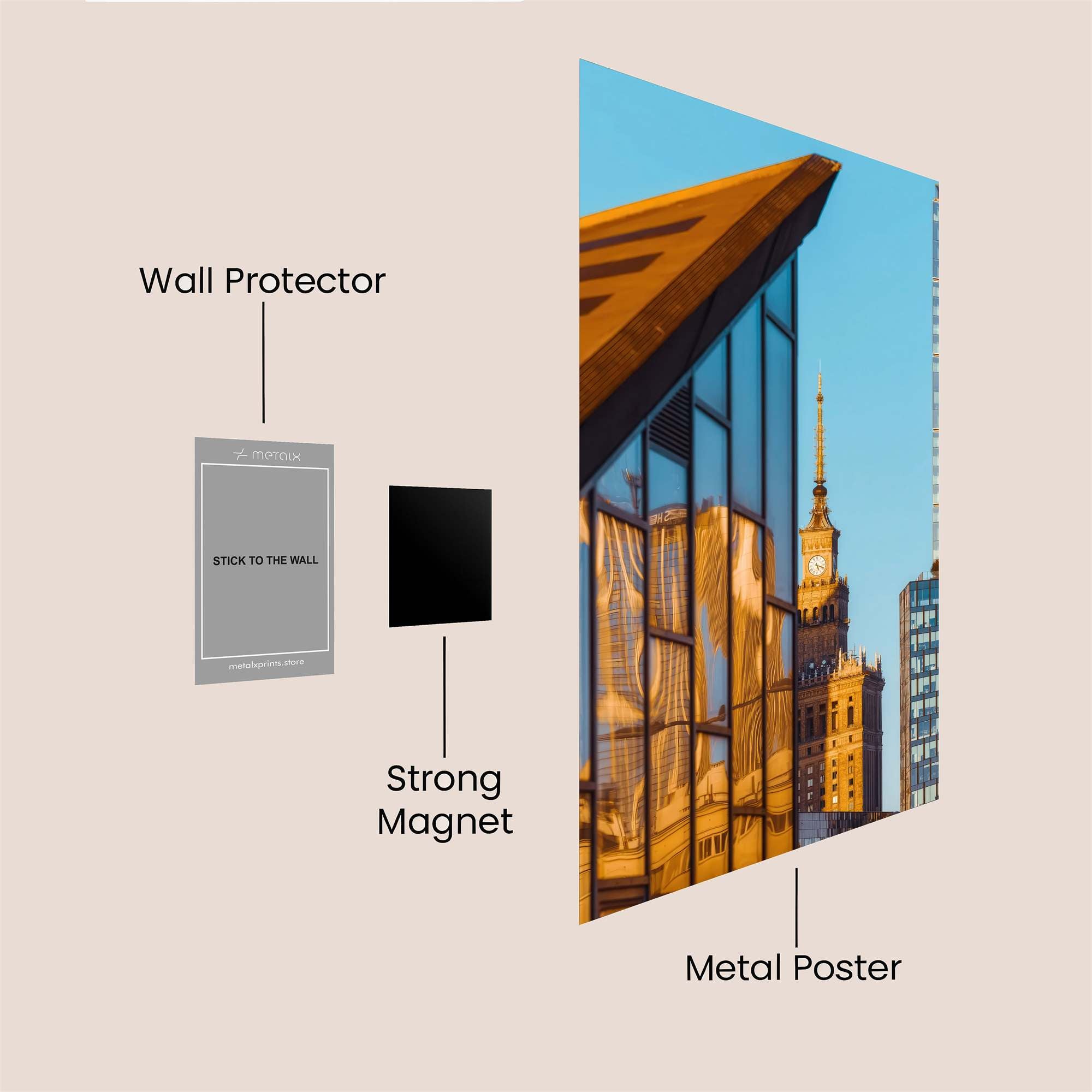 Palace Reflection Safe Wall Magnetic / M