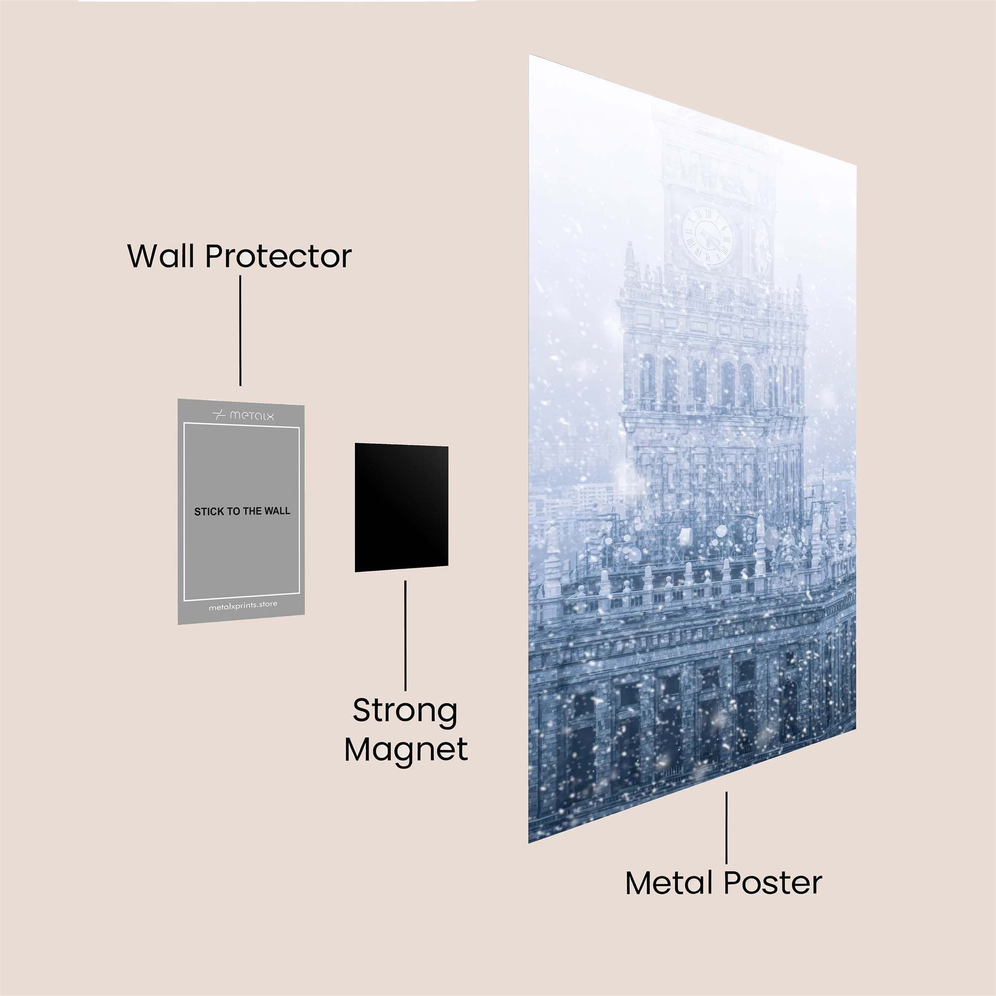BigBen Serene Safe Wall Magnetic / M