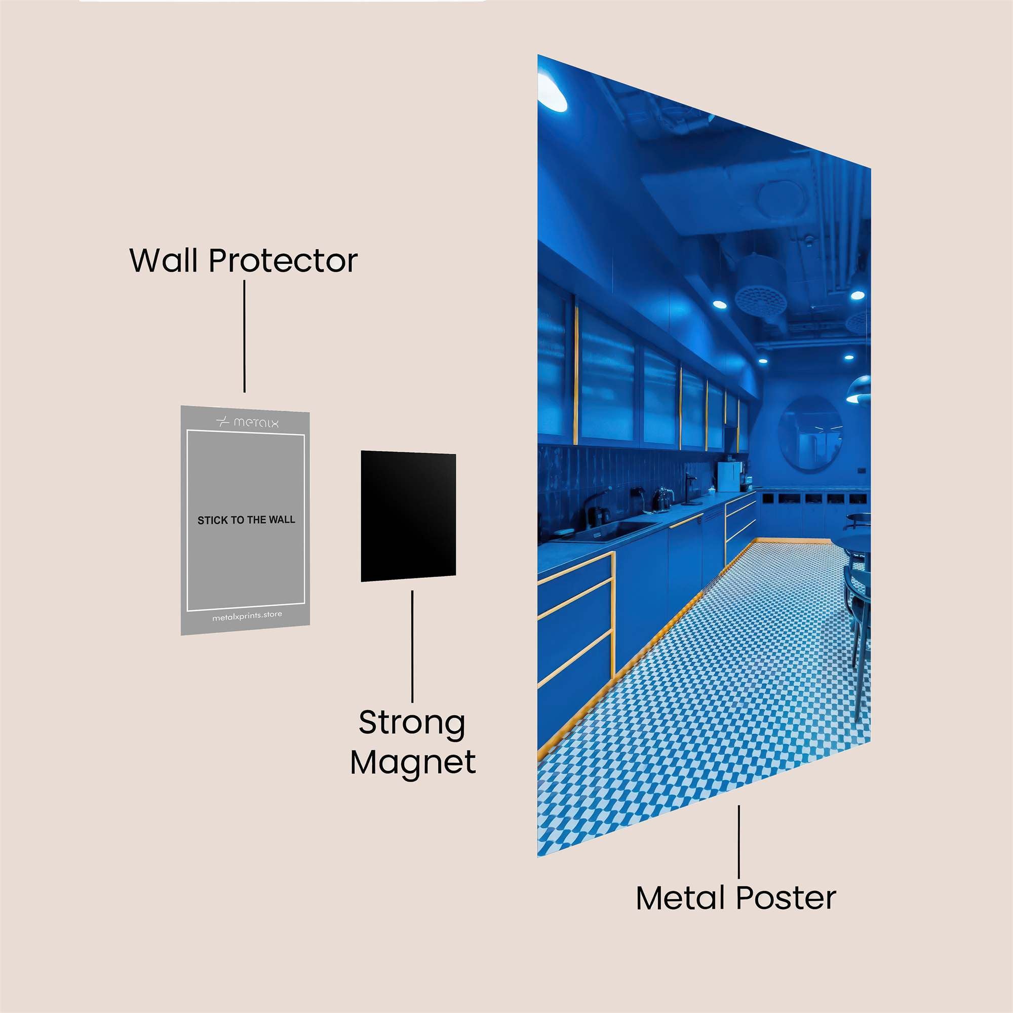 Skyward Serenity Safe Wall Magnetic / M