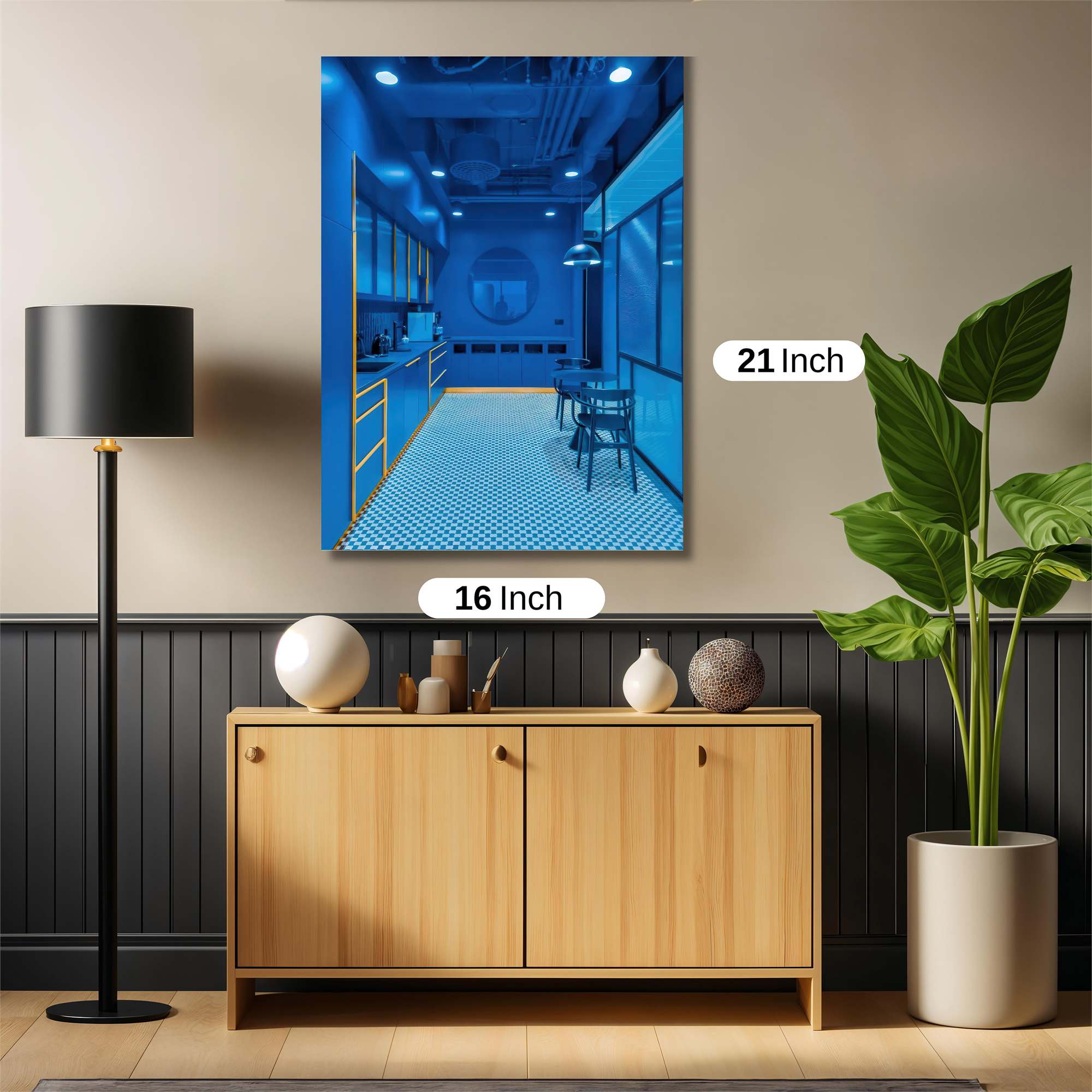 Blue Haven Safe Wall Magnetic / M