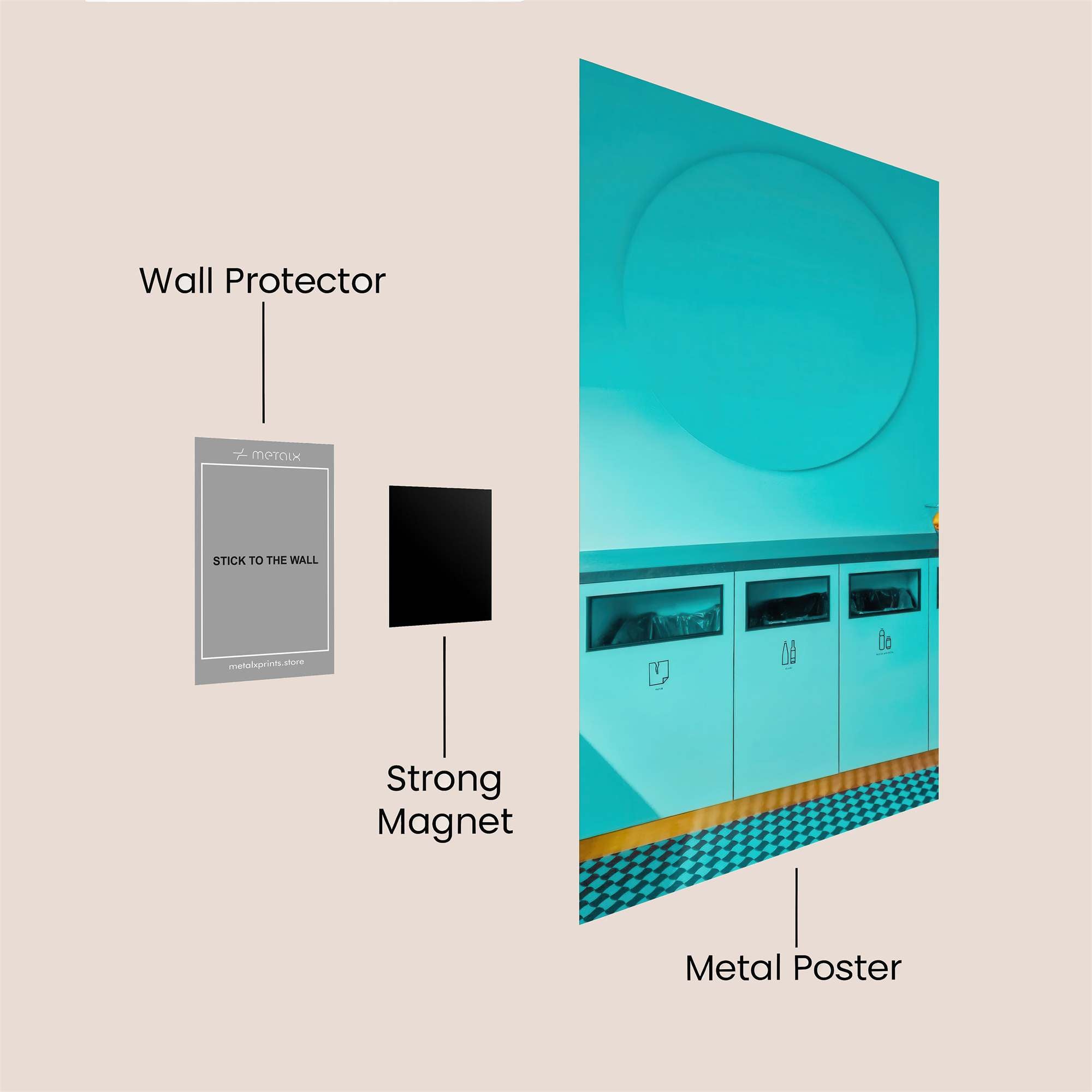 Recycling Serenity Safe Wall Magnetic / M