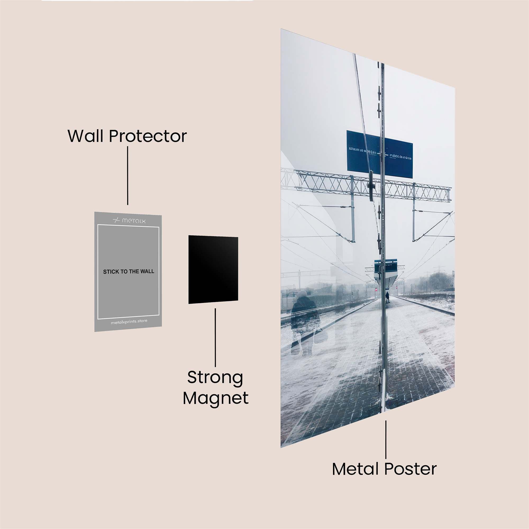 Station Solitude Safe Wall Magnetic / M