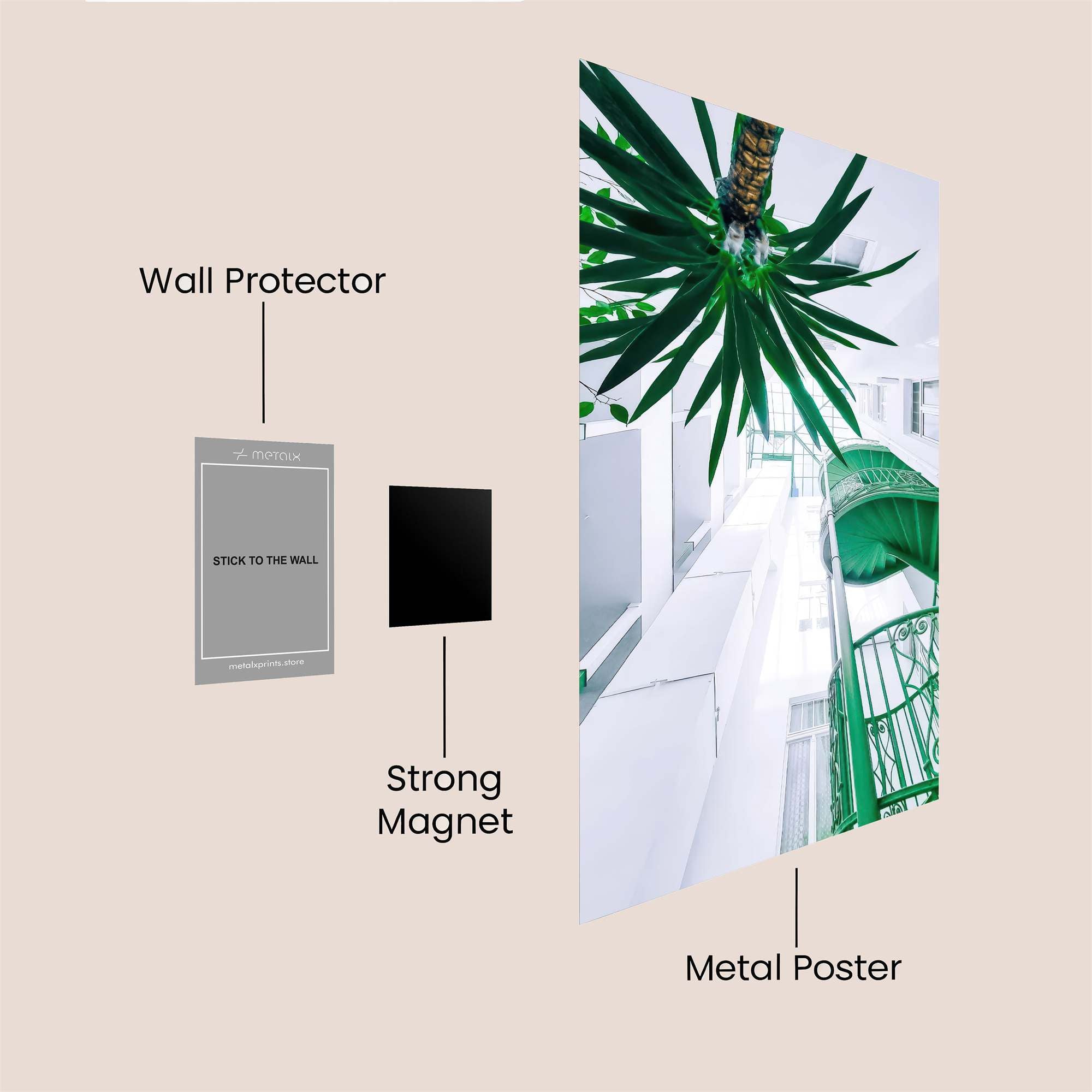 Palm Serenity Safe Wall Magnetic / M