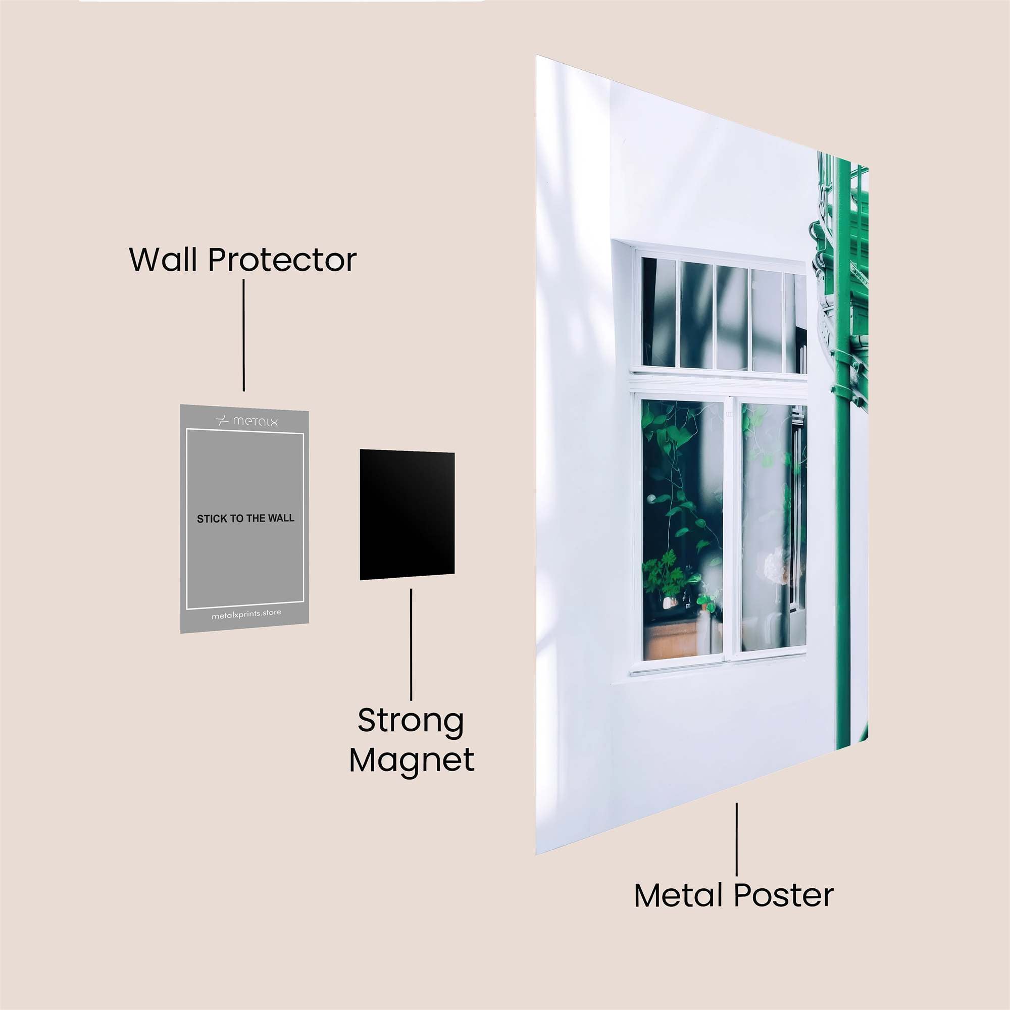 Window Serenity Safe Wall Magnetic / M