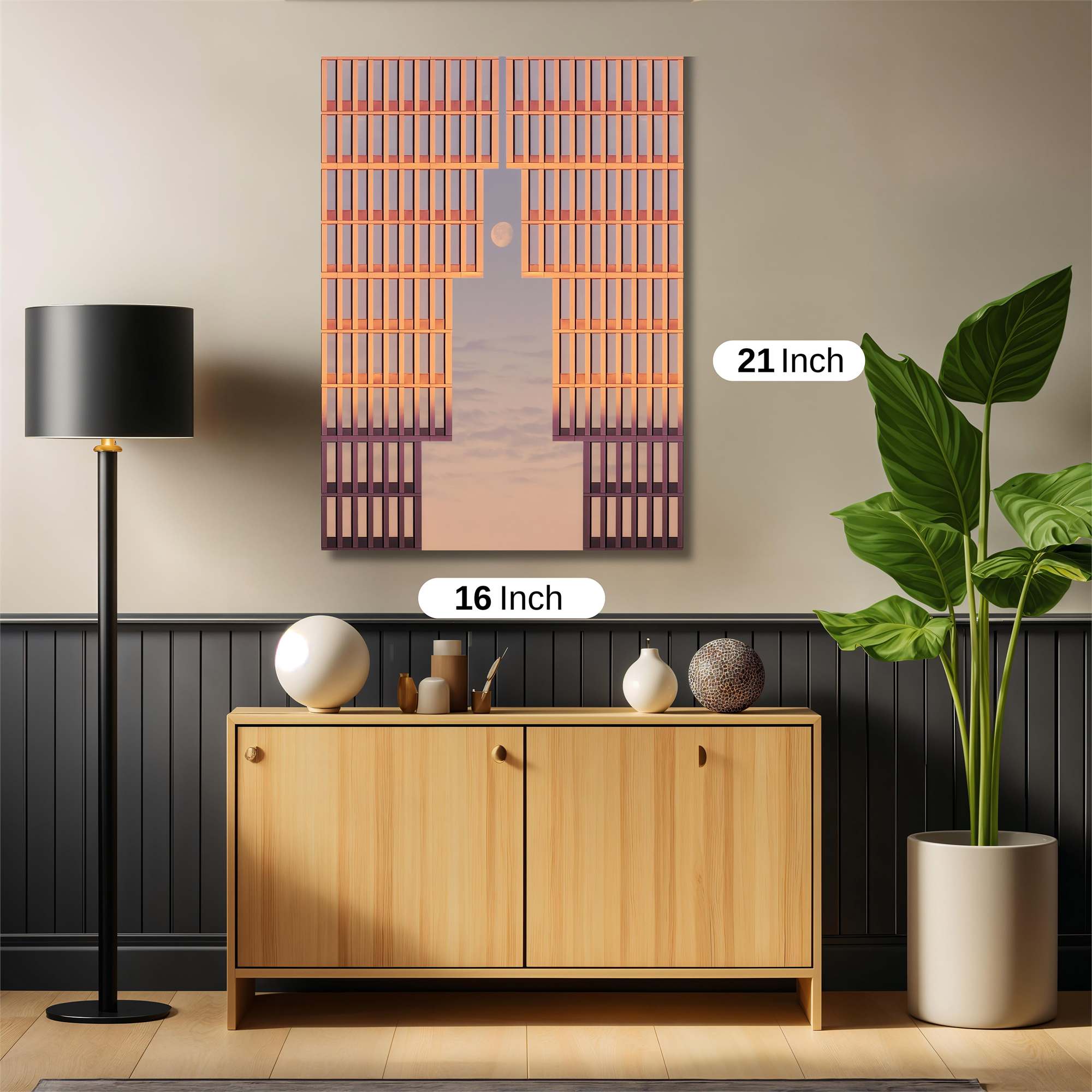 Moonlit Structure Safe Wall Magnetic / M