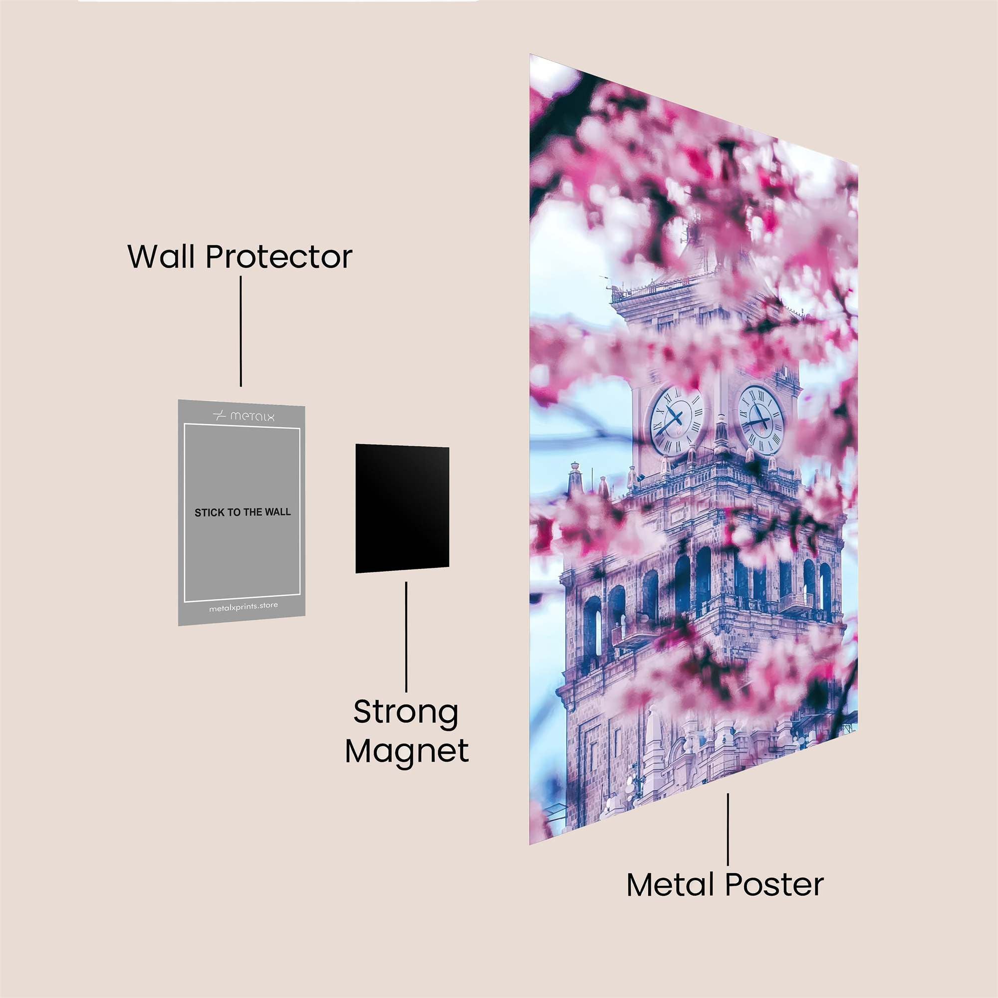 BigBen Bliss Safe Wall Magnetic / M