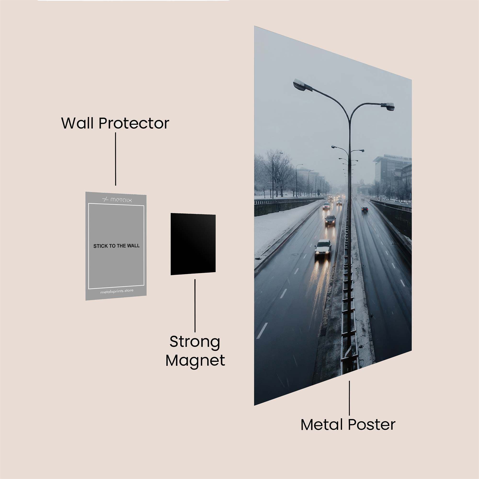 Winter Solitude Safe Wall Magnetic / M