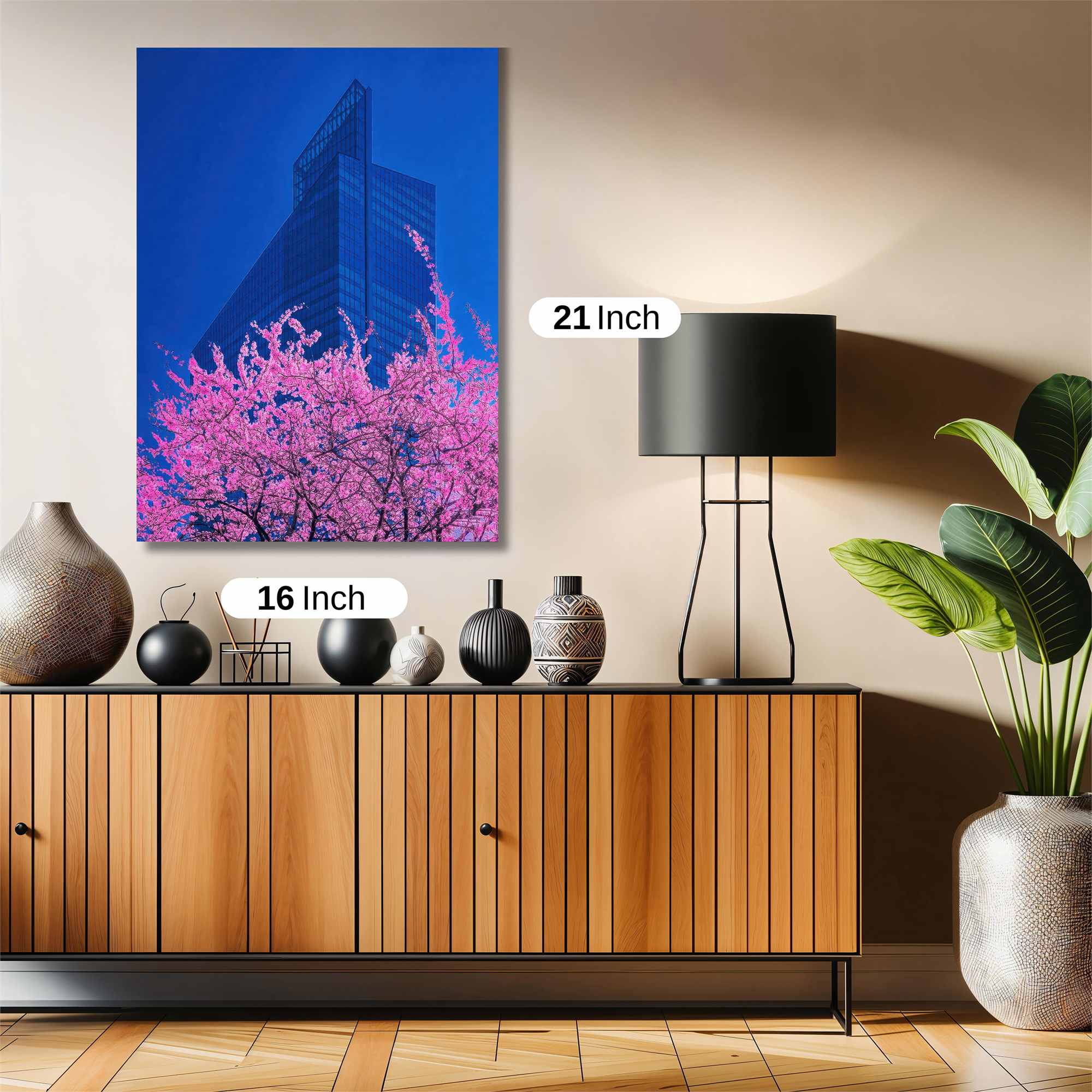 Skyscraper Serenity Safe Wall Magnetic / M