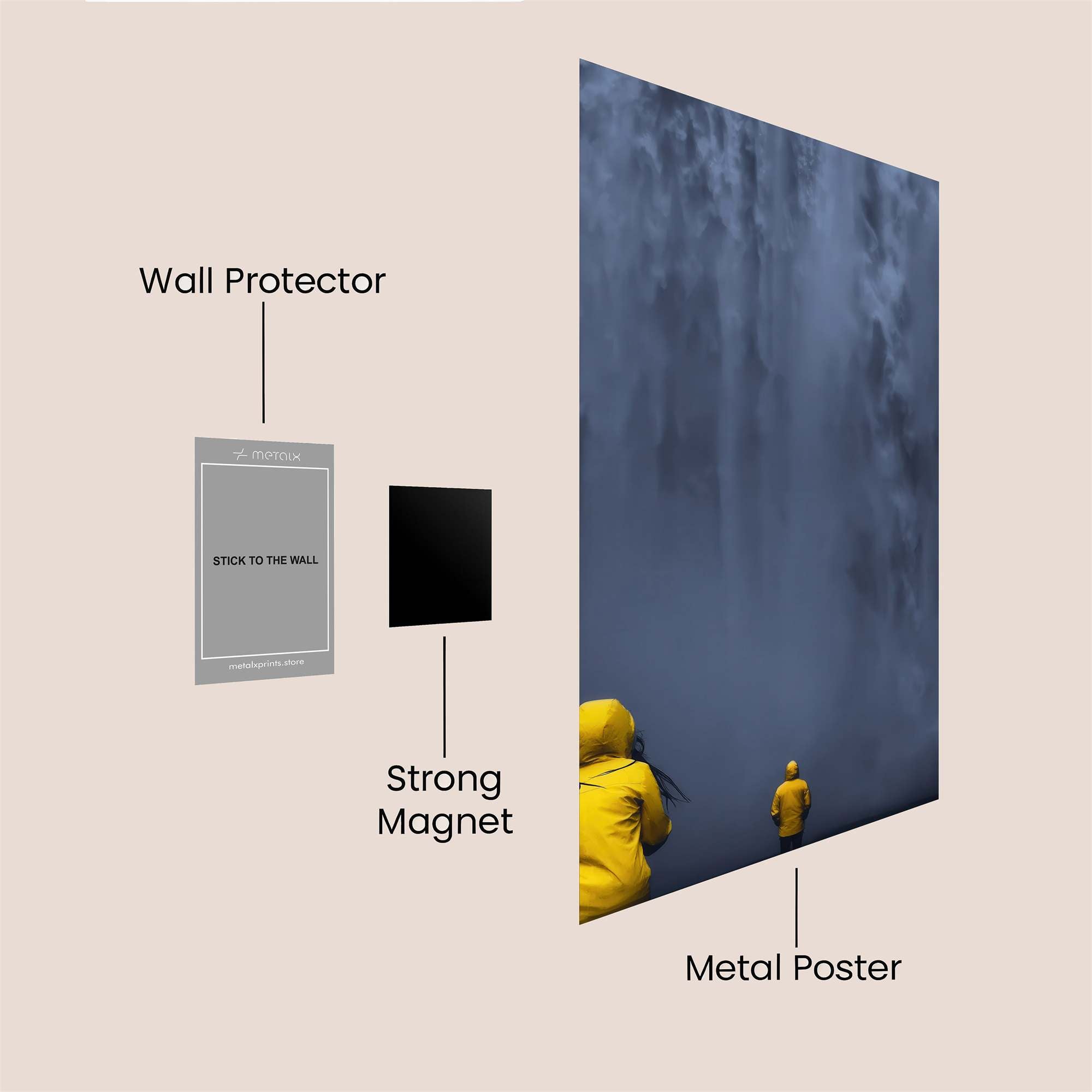 Cascade Serenity Safe Wall Magnetic / M