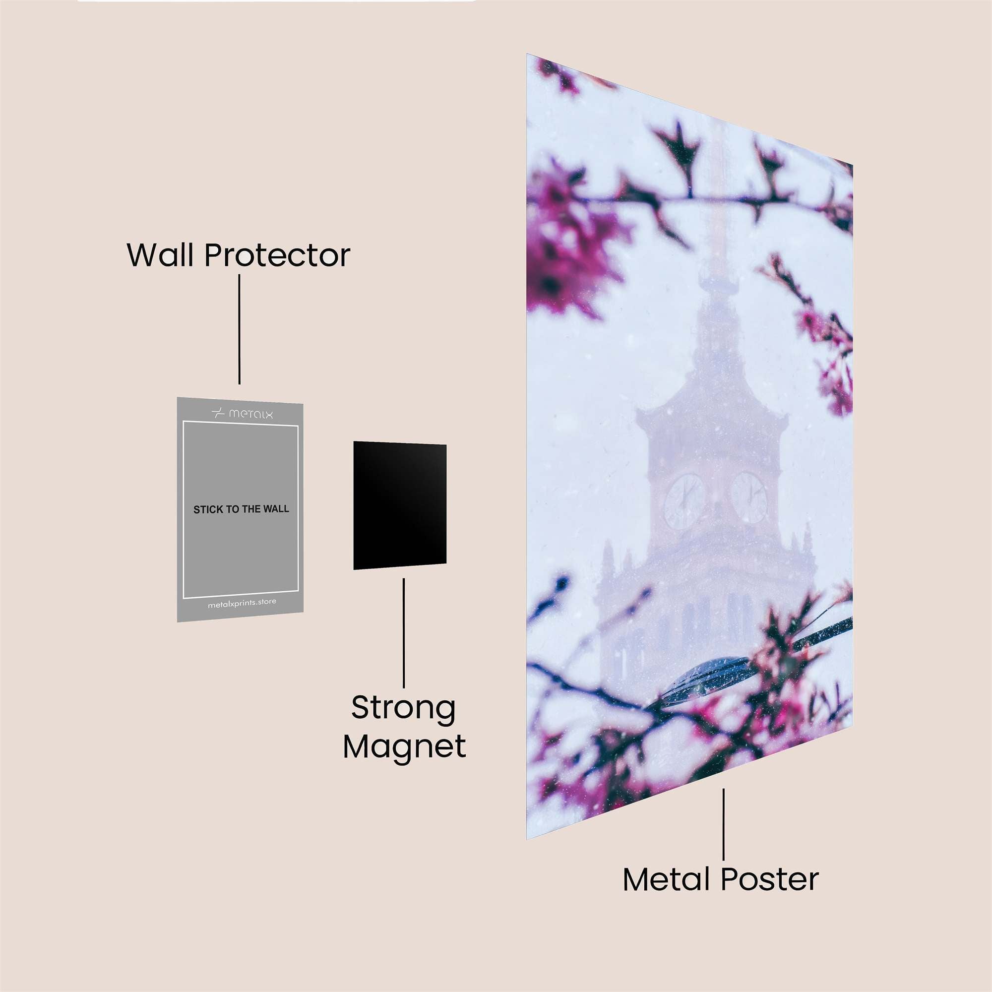 Stairway Serenity Safe Wall Magnetic / M