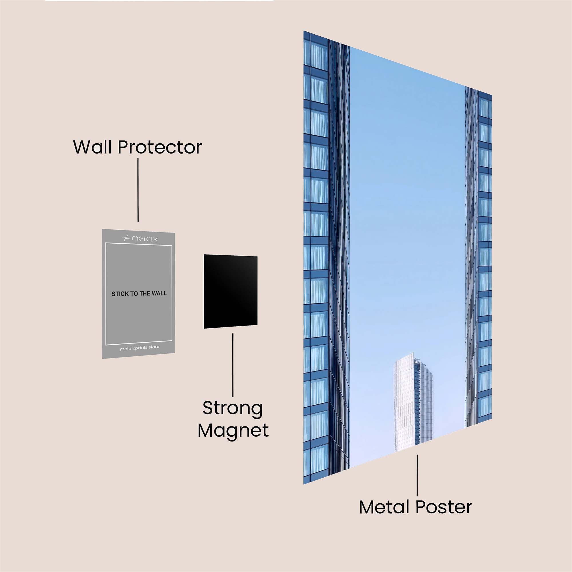 Twin Serenity Safe Wall Magnetic / M