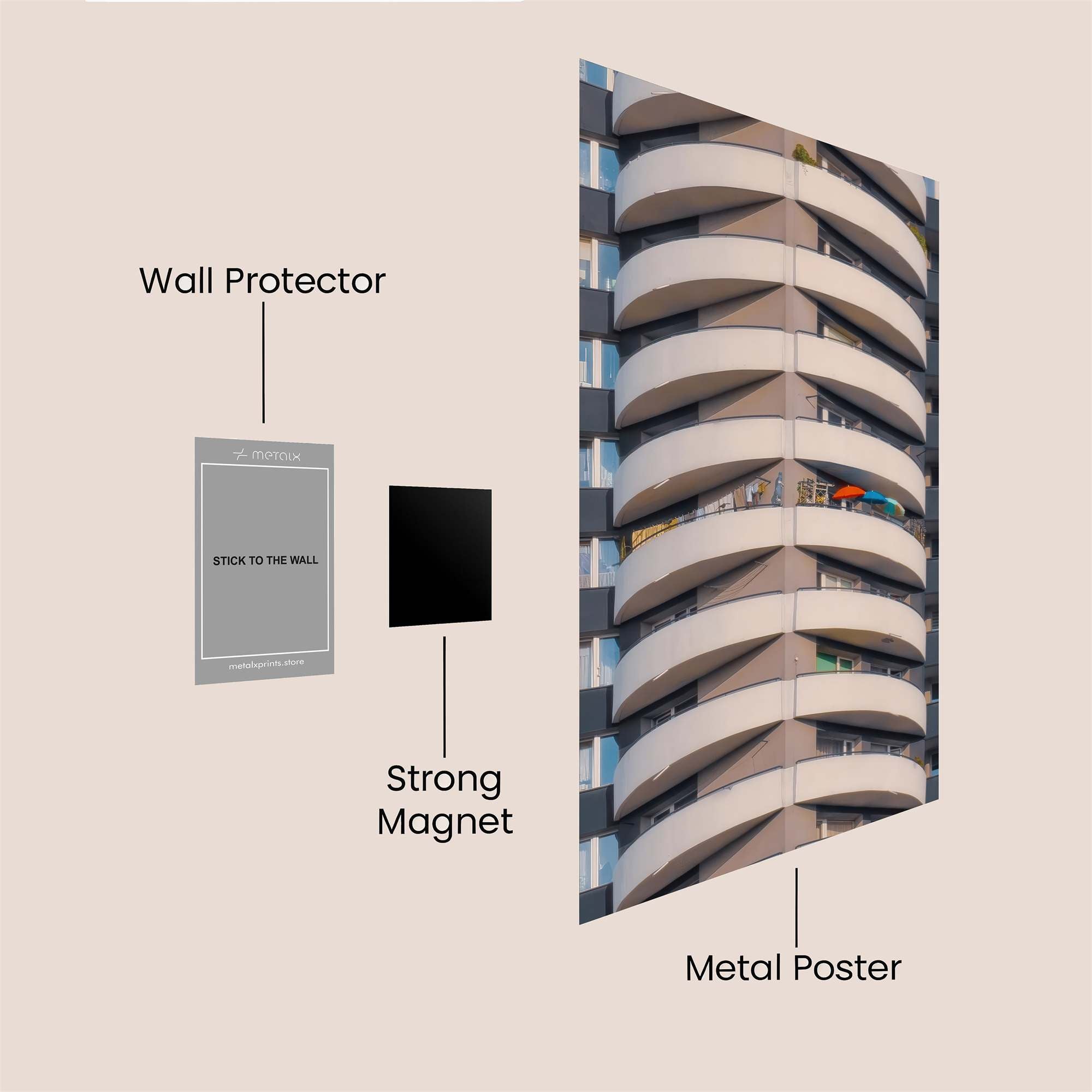 Building Serenity Safe Wall Magnetic / M