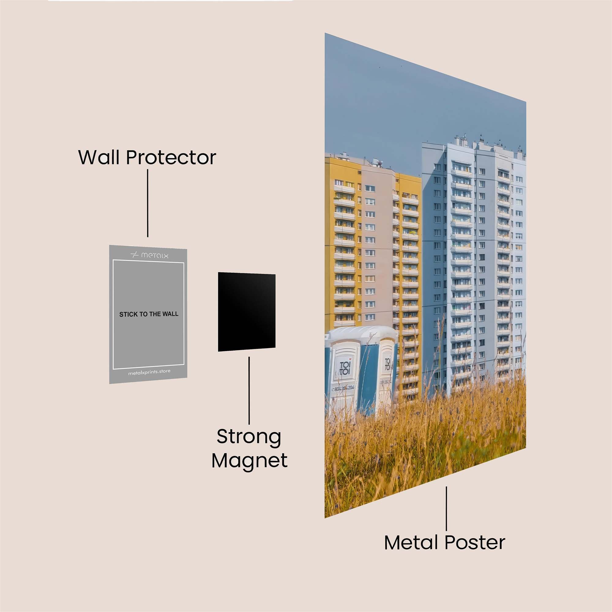 Urban Serenity Safe Wall Magnetic / M