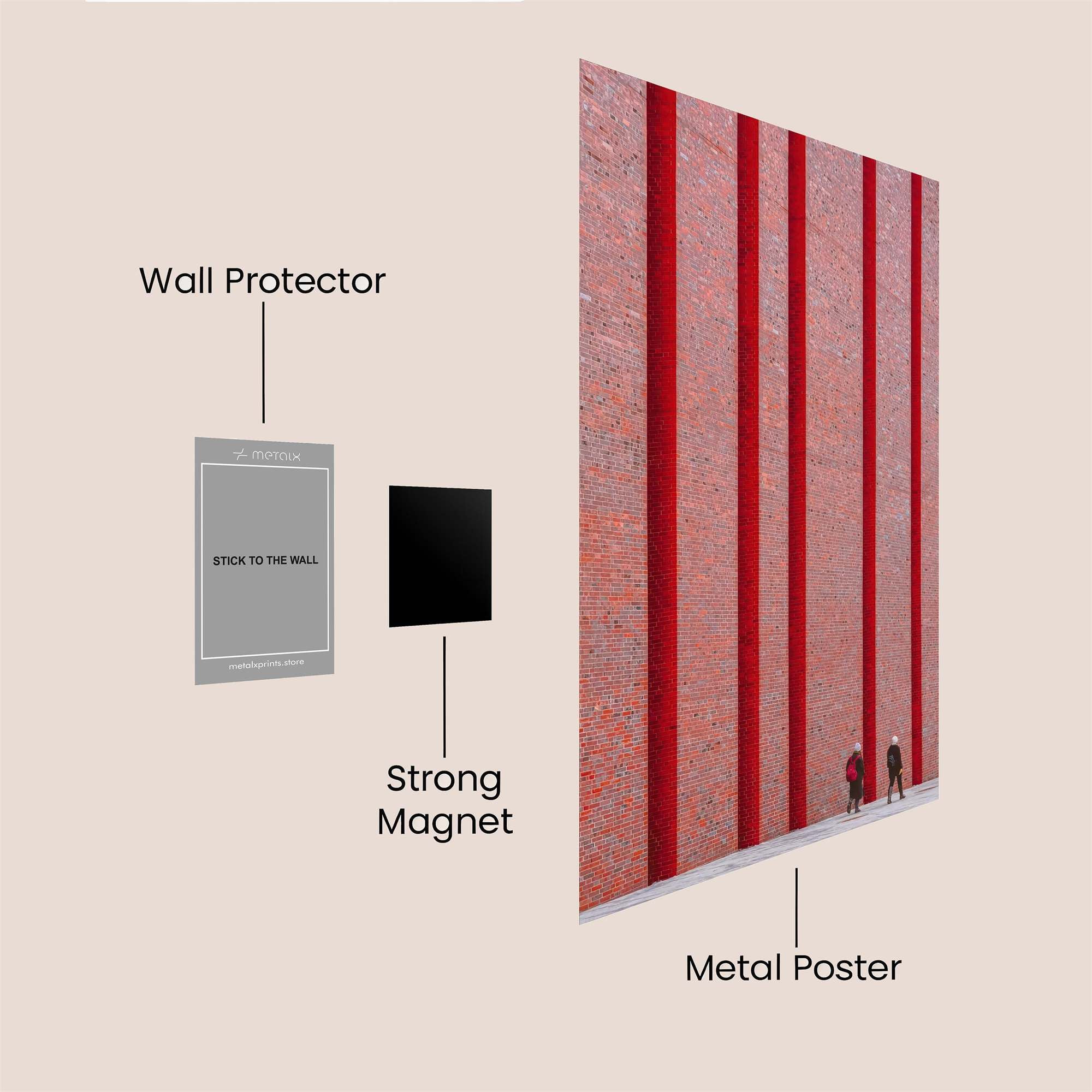 Facade Drama Safe Wall Magnetic / M