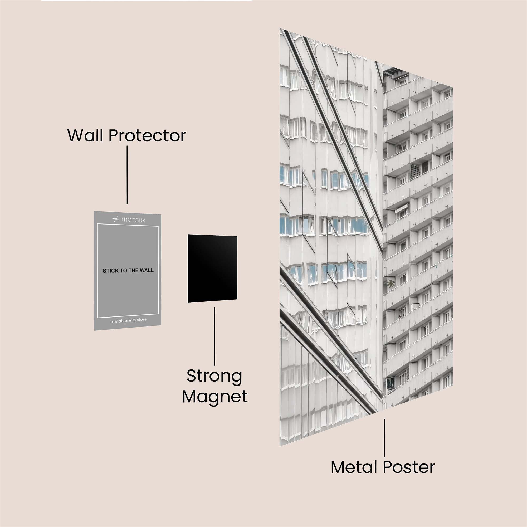 Urban Monotony Safe Wall Magnetic / M