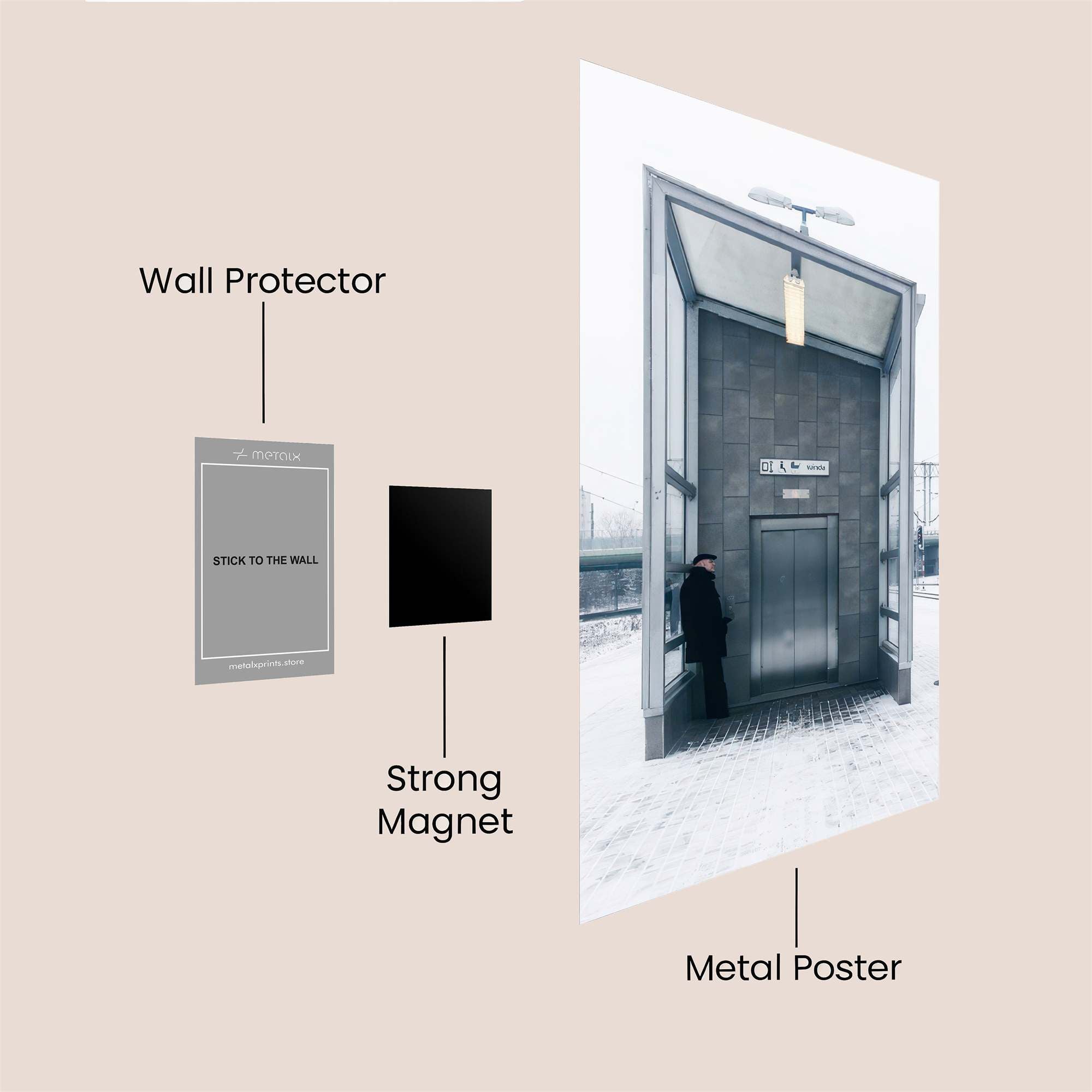 Station Solitude Safe Wall Magnetic / M