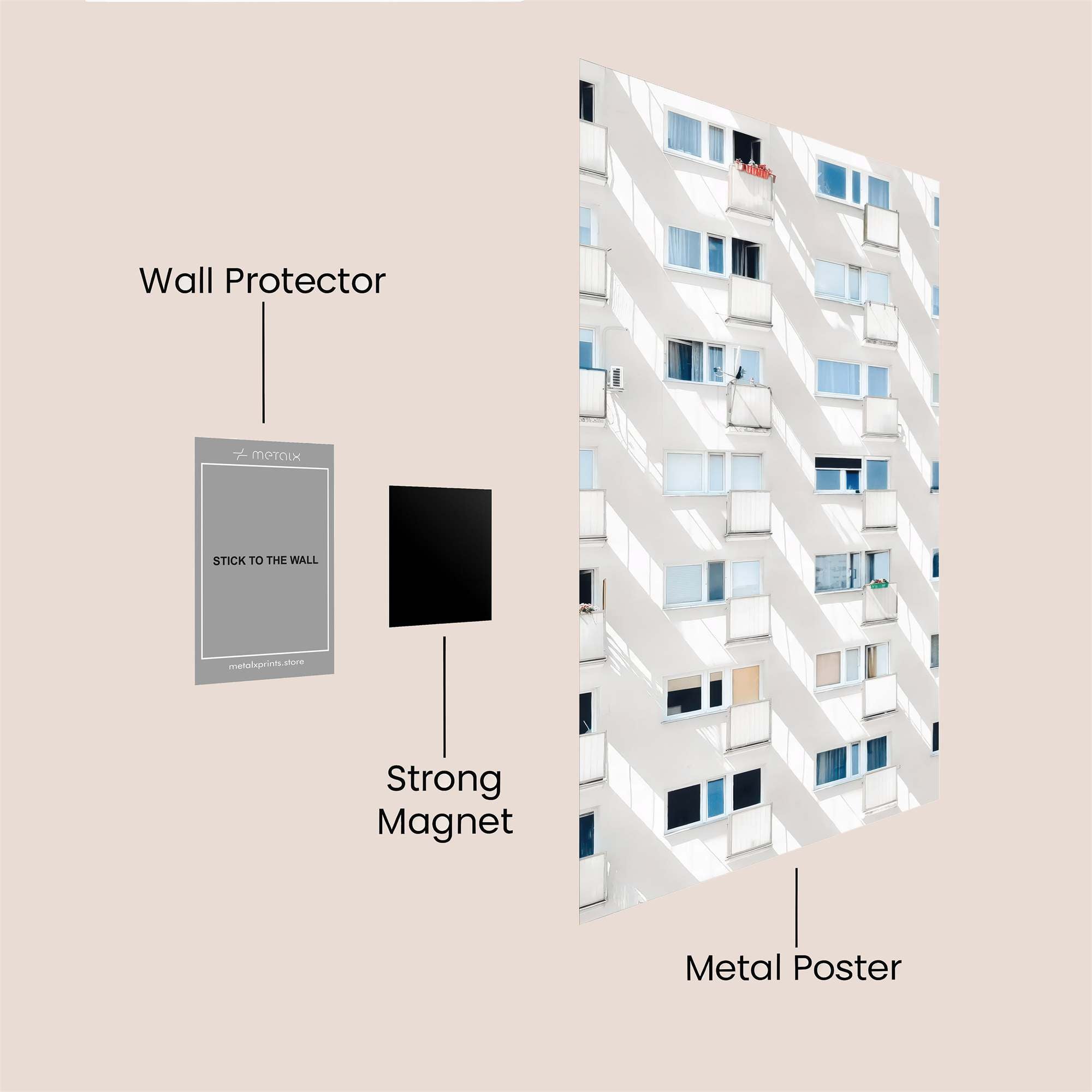 Urban Geometry Safe Wall Magnetic / M