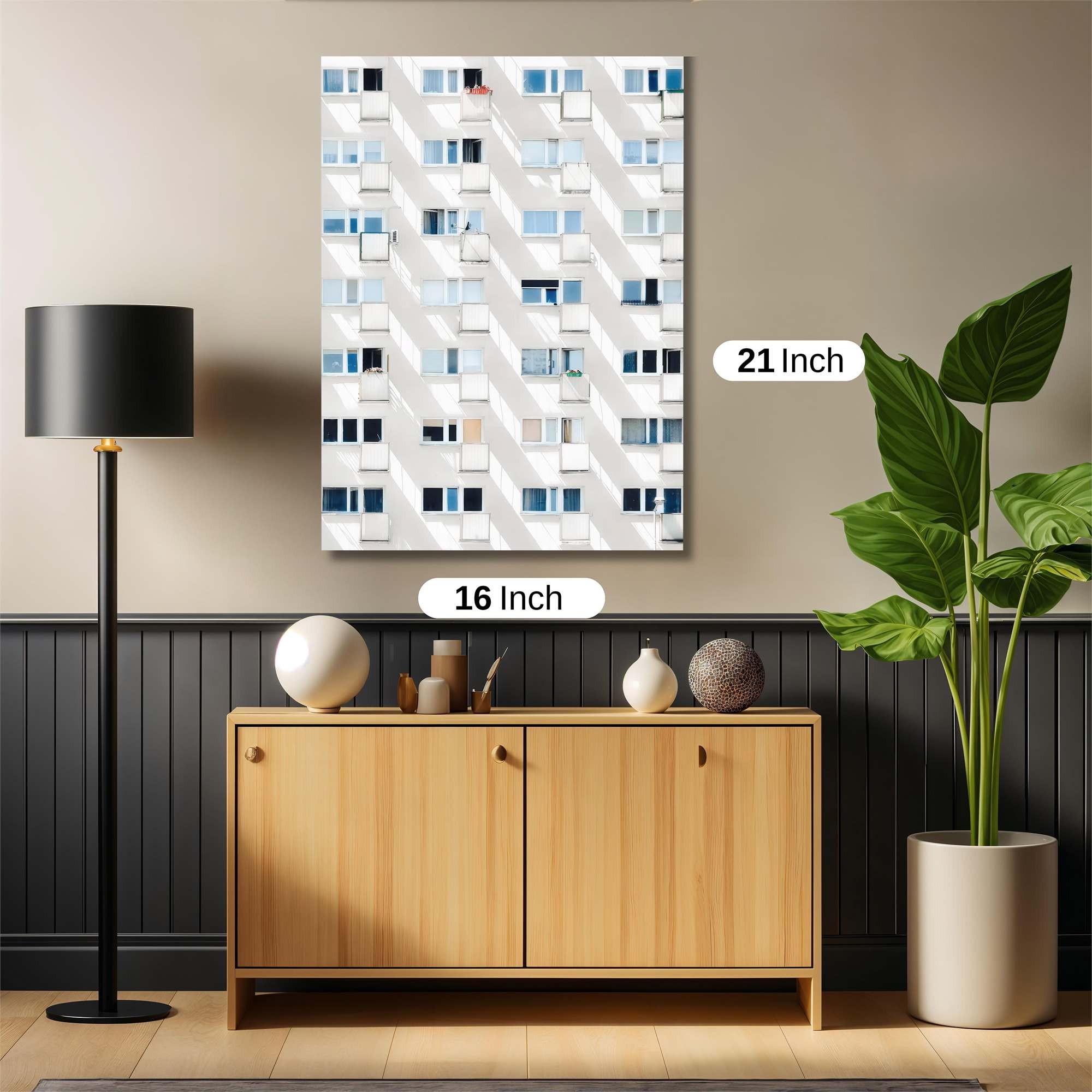 Cityscape Enigma Safe Wall Magnetic / M