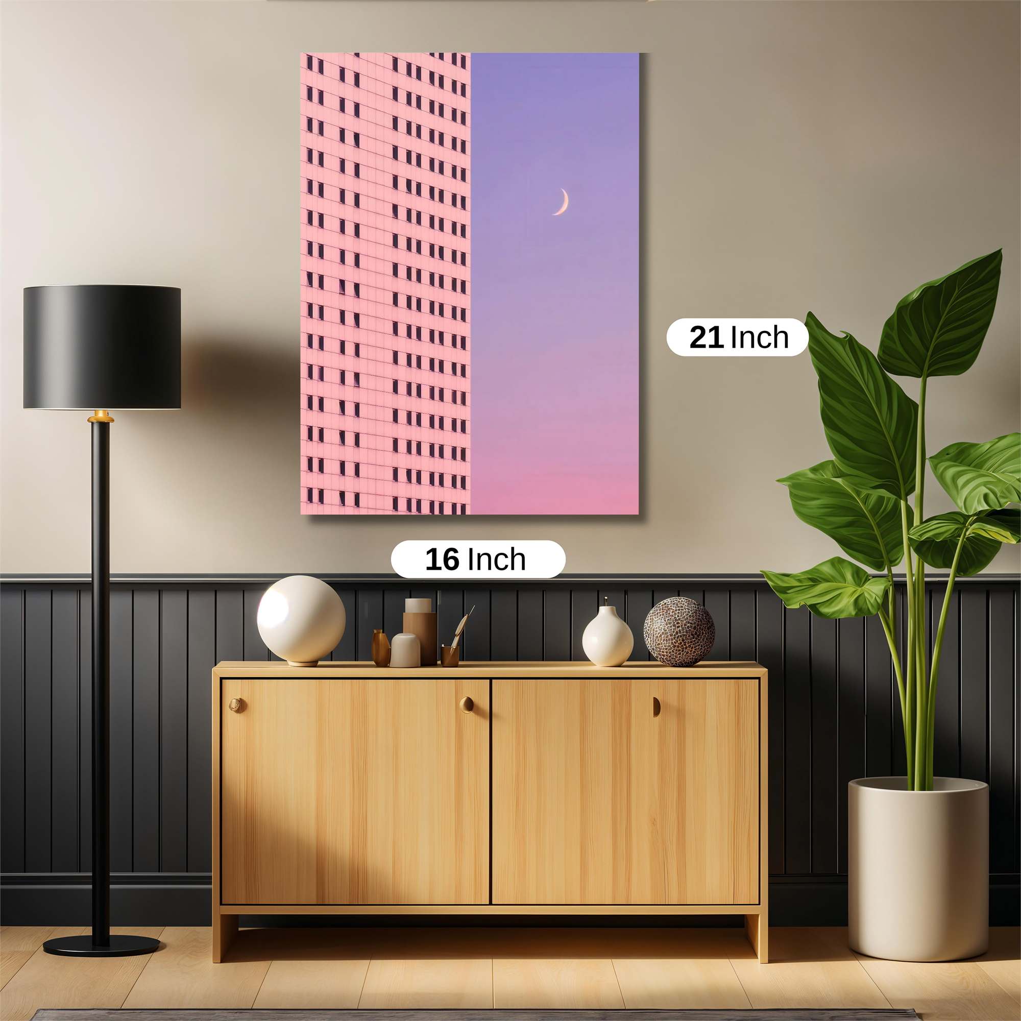 Skyscraper Serenity Safe Wall Magnetic / M