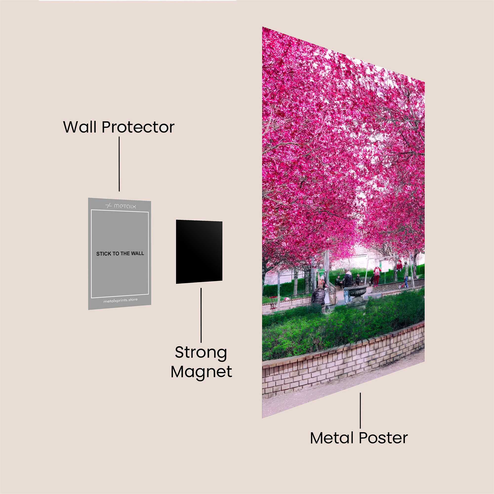 Blossom Bliss Safe Wall Magnetic / M