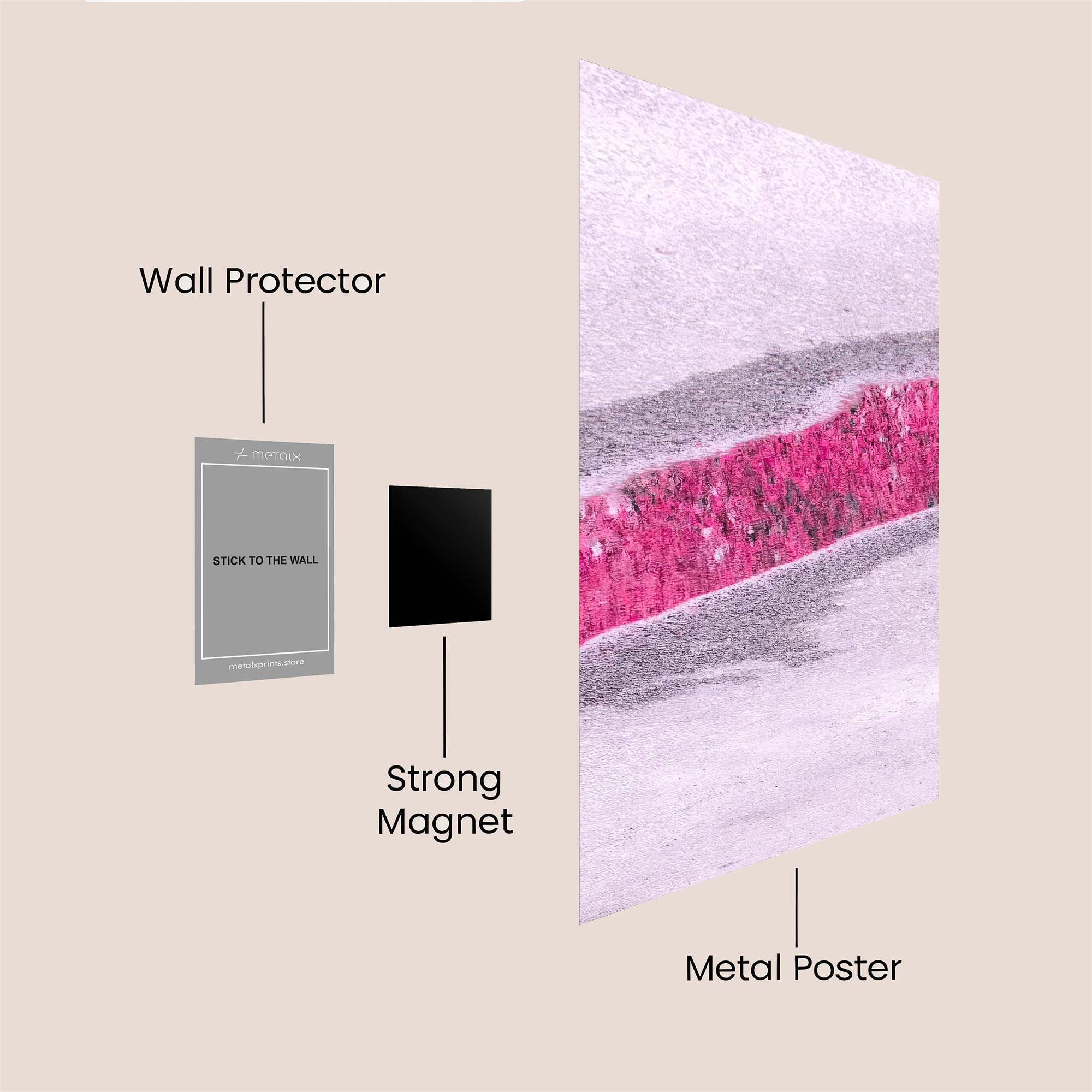 Coral Serenity Safe Wall Magnetic / M