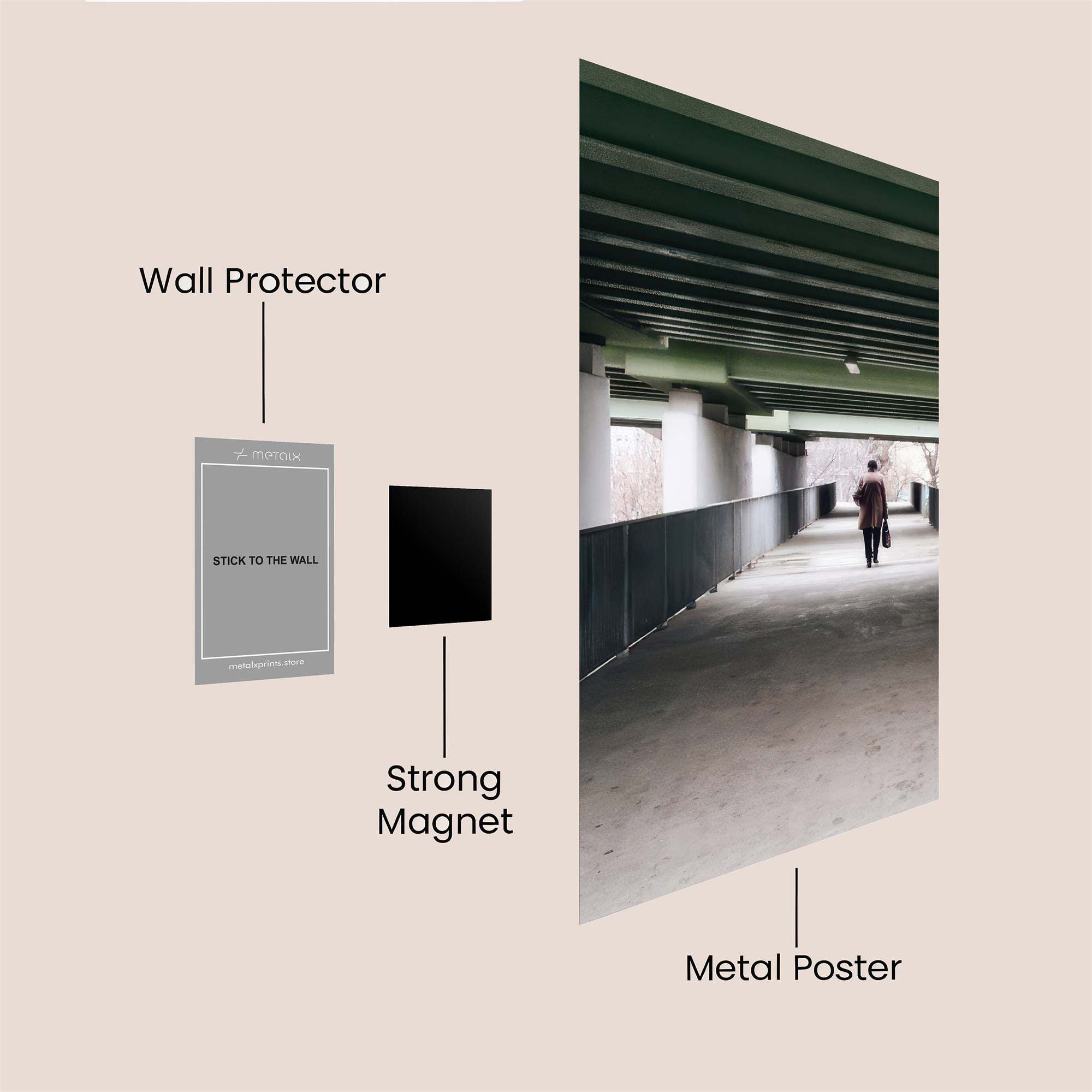 Passage Solitude Safe Wall Magnetic / M