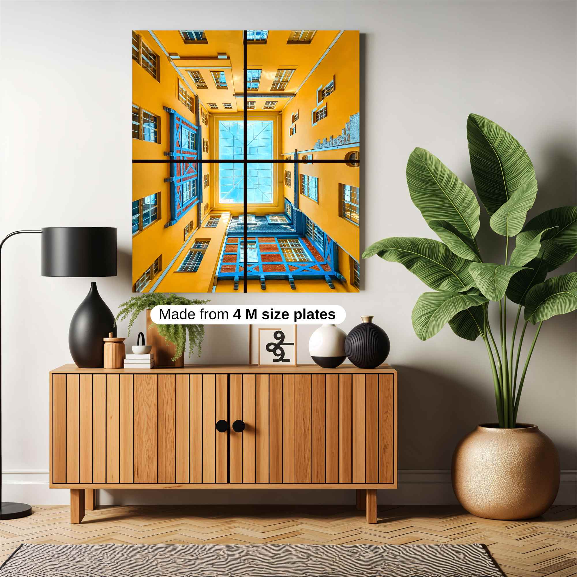 Courtyard Serenity Safe Wall Magnetic / M