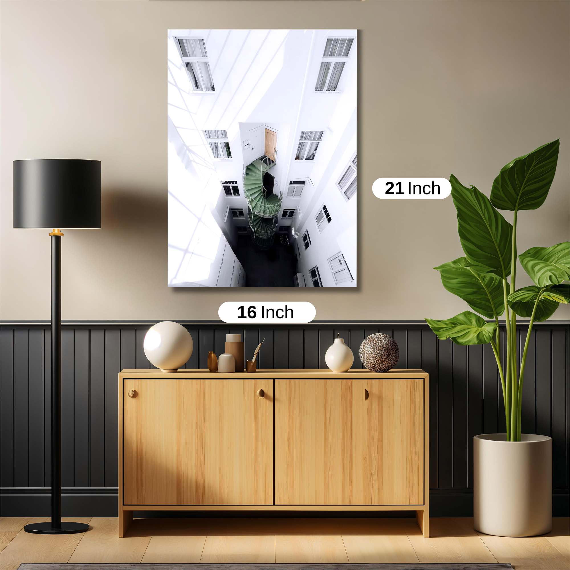 Spiral Serenity Safe Wall Magnetic / M