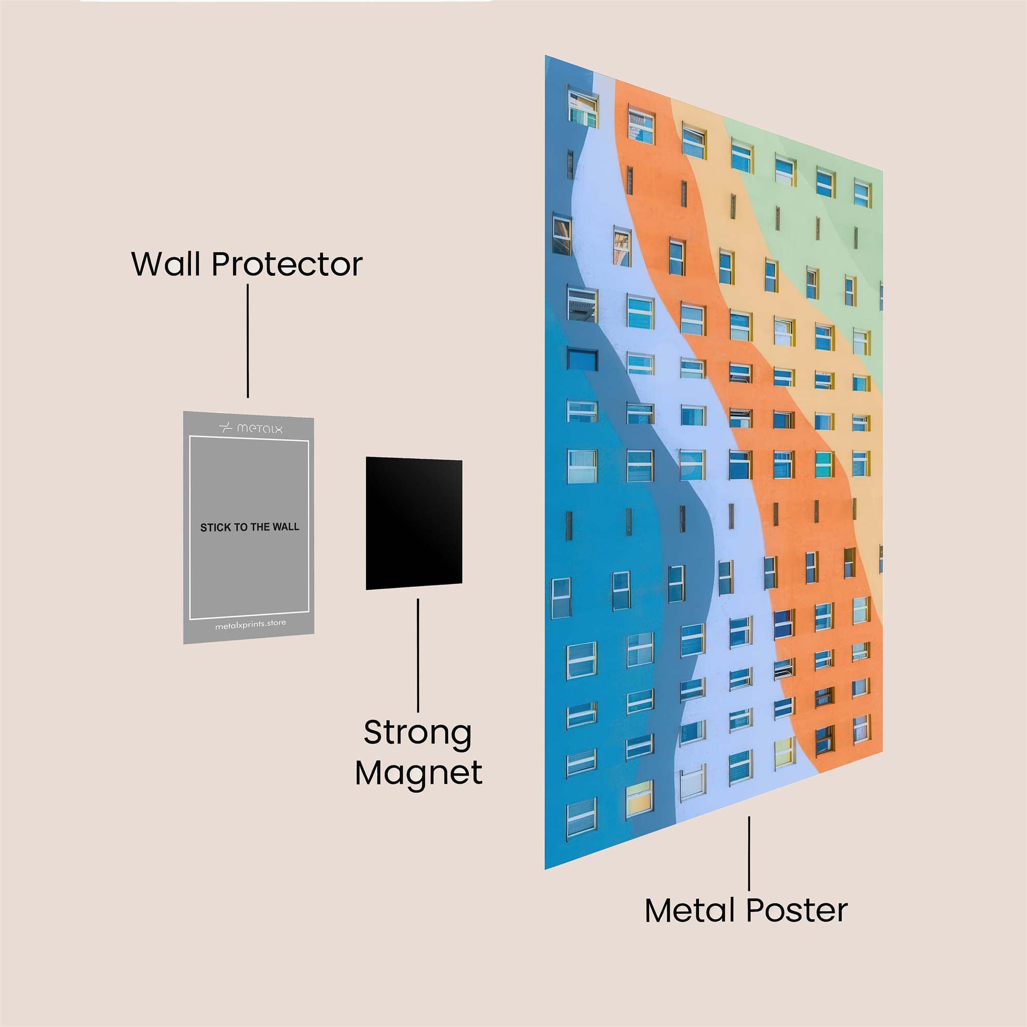 Building Serenity Safe Wall Magnetic / M