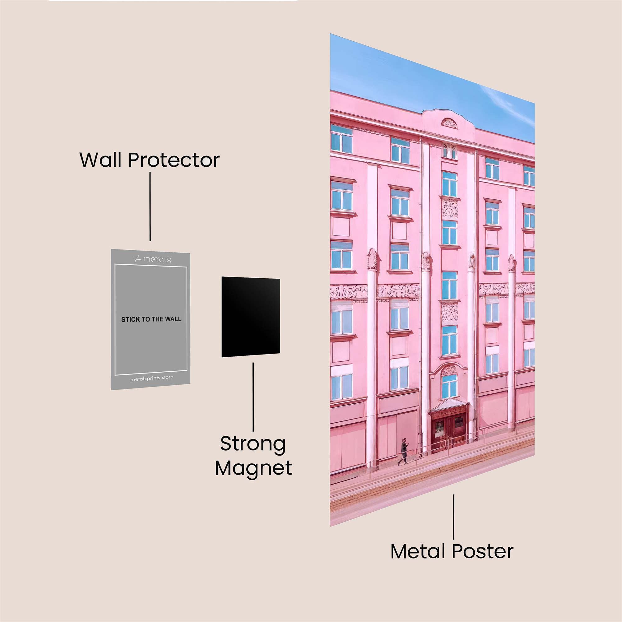 Building Whimsy Safe Wall Magnetic / M