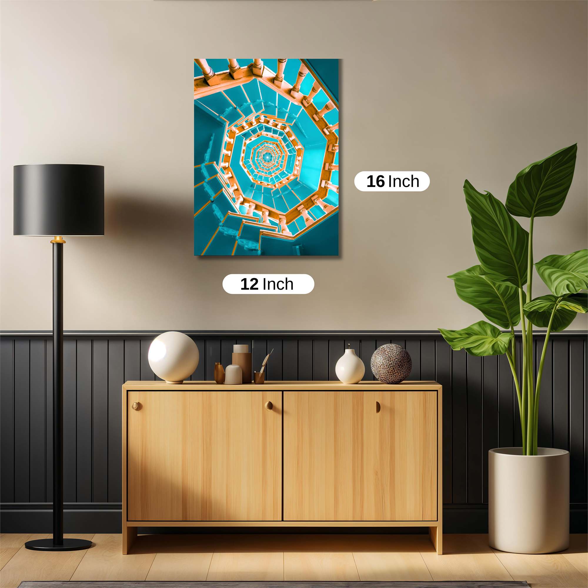 Spiral Serenity Safe Wall Magnetic / M