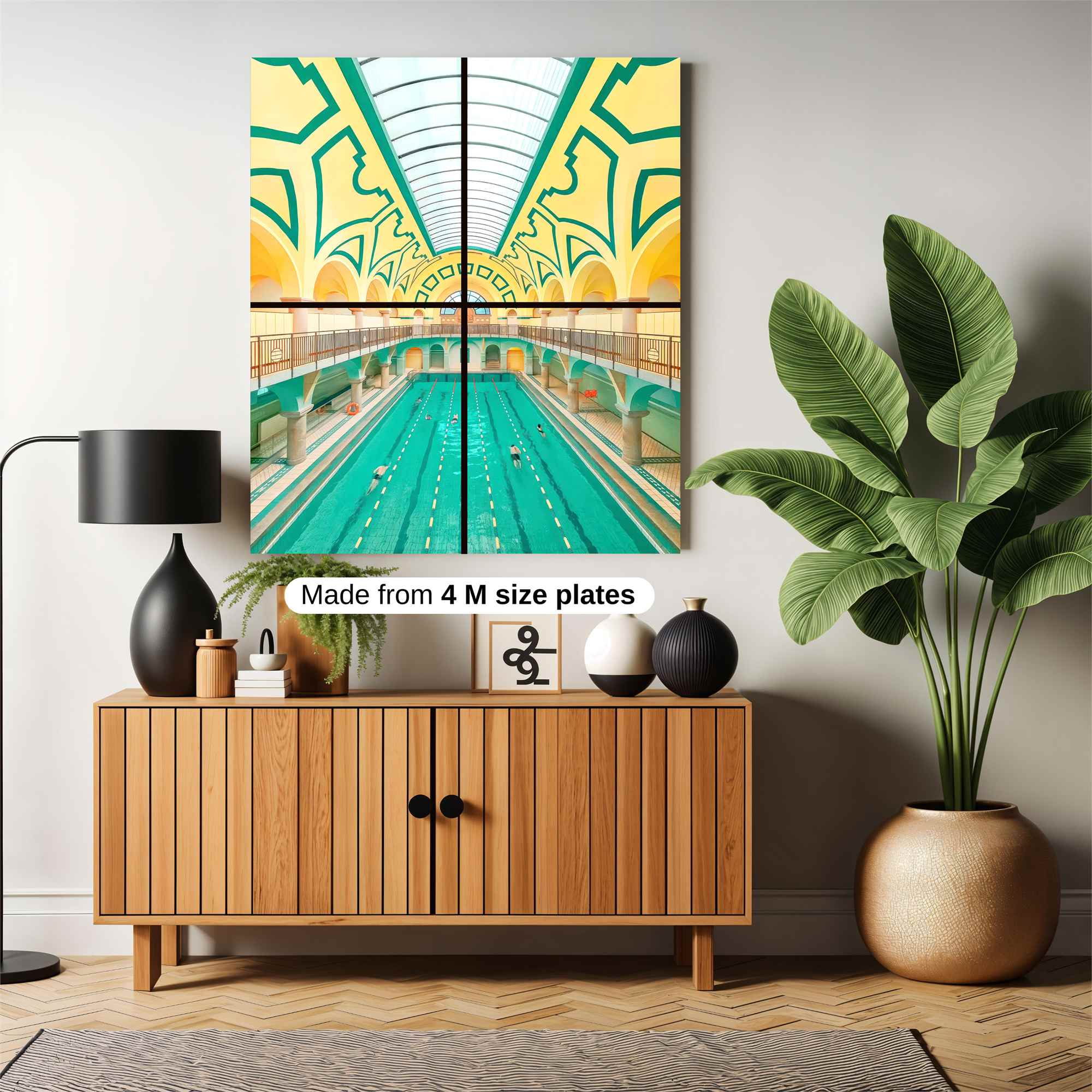 Aquatic Elegance Safe Wall Magnetic / M