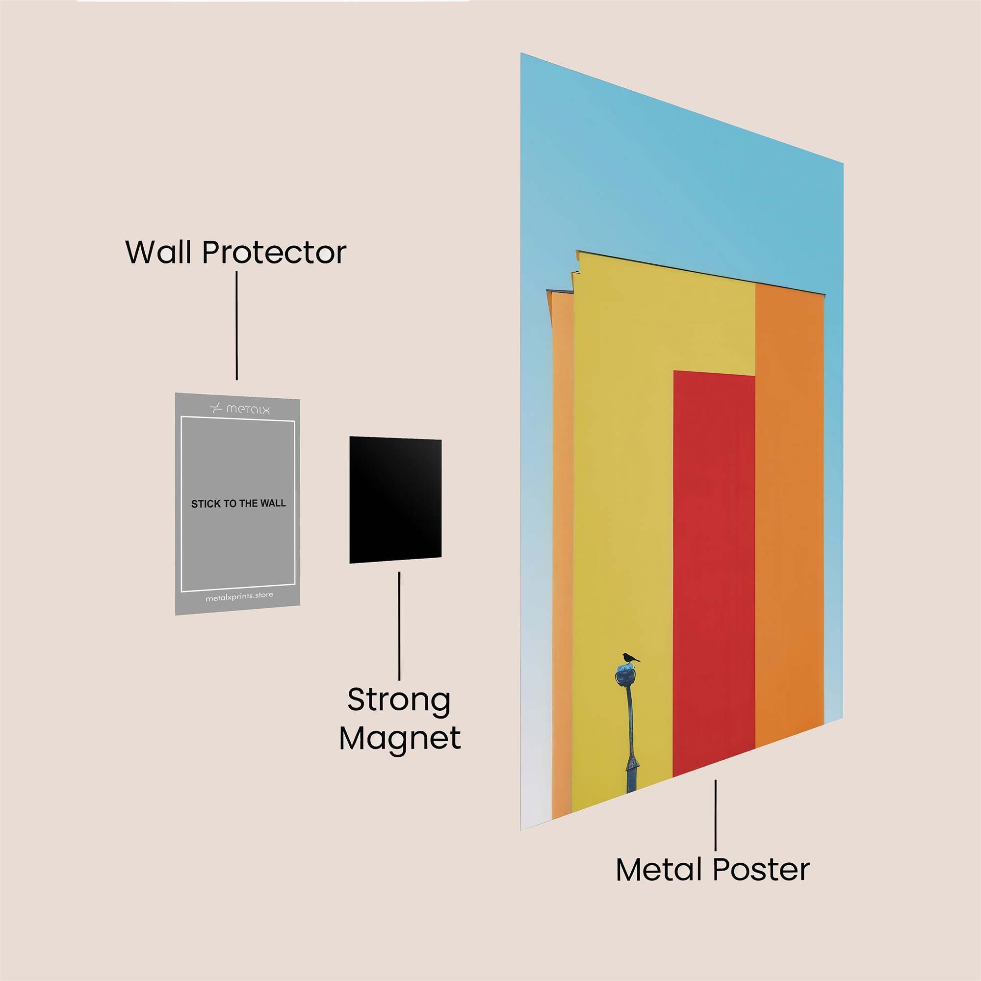 Building Serenity Safe Wall Magnetic / M
