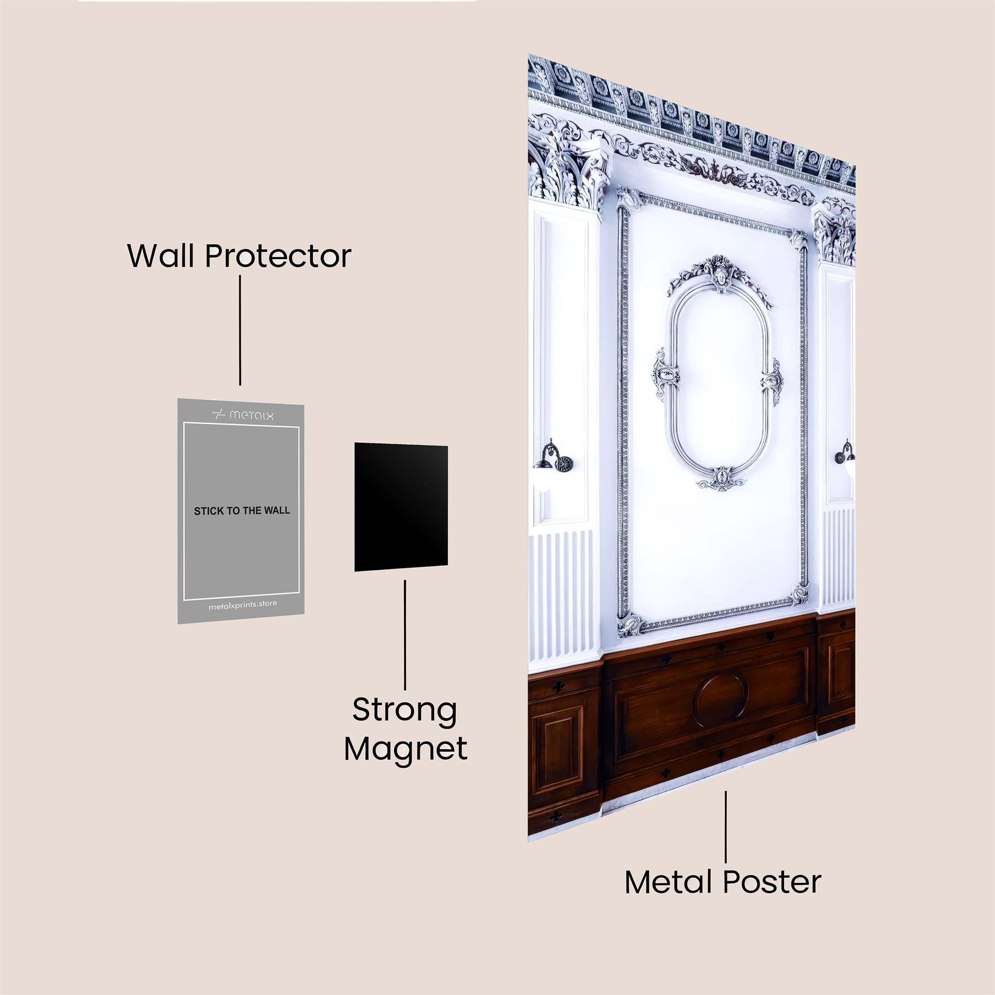 Regal Elegance Safe Wall Magnetic / M