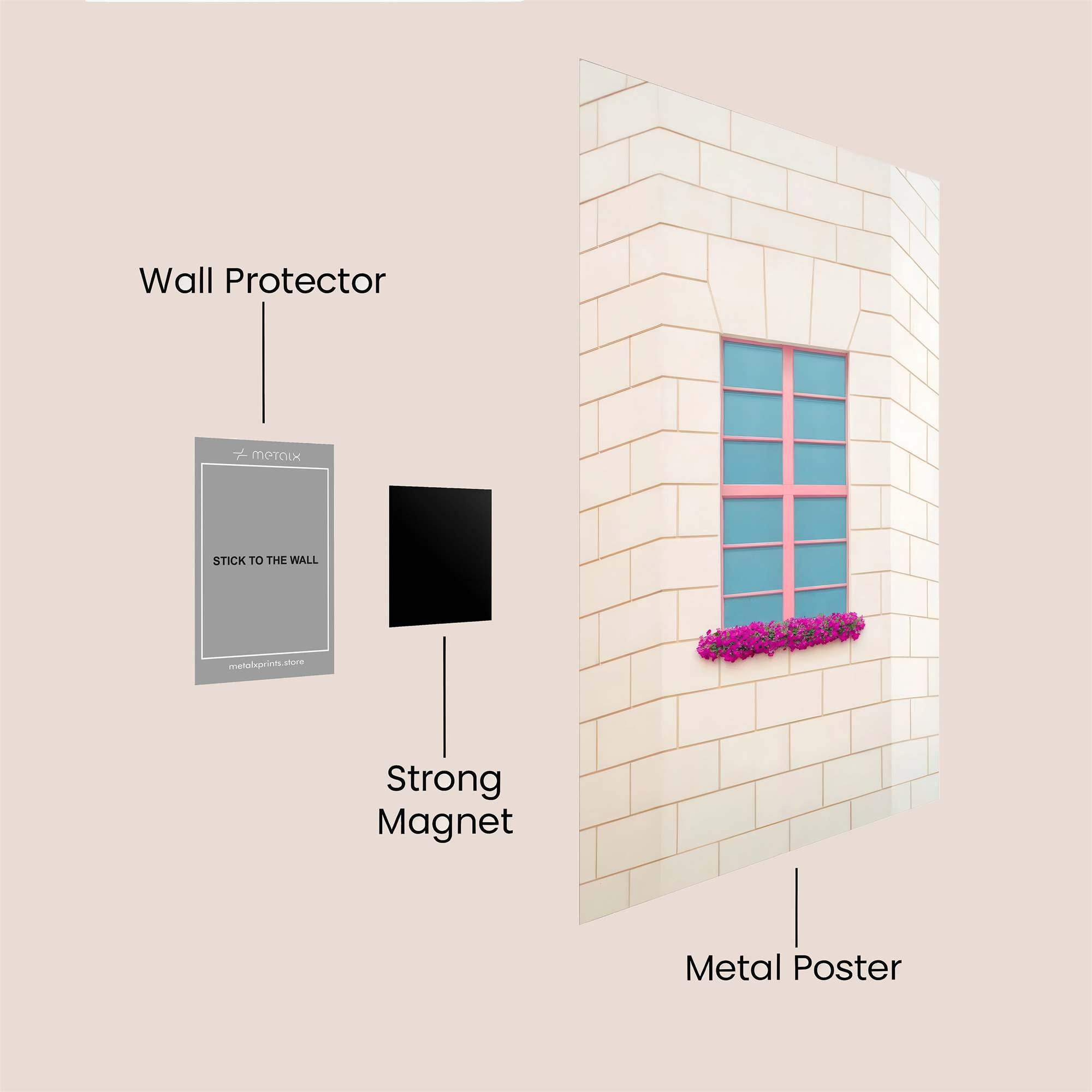 Window Whimsy Safe Wall Magnetic / M