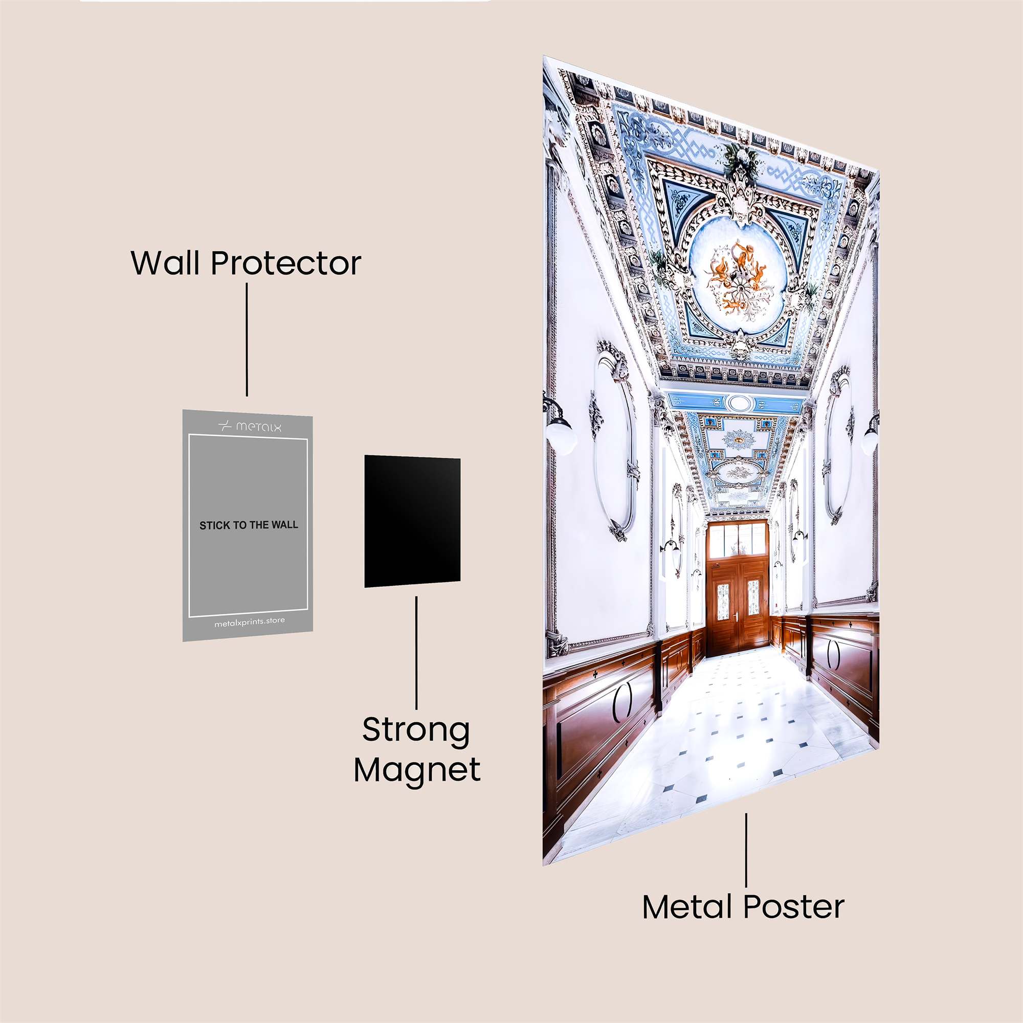 Versailles Elegance Safe Wall Magnetic / M