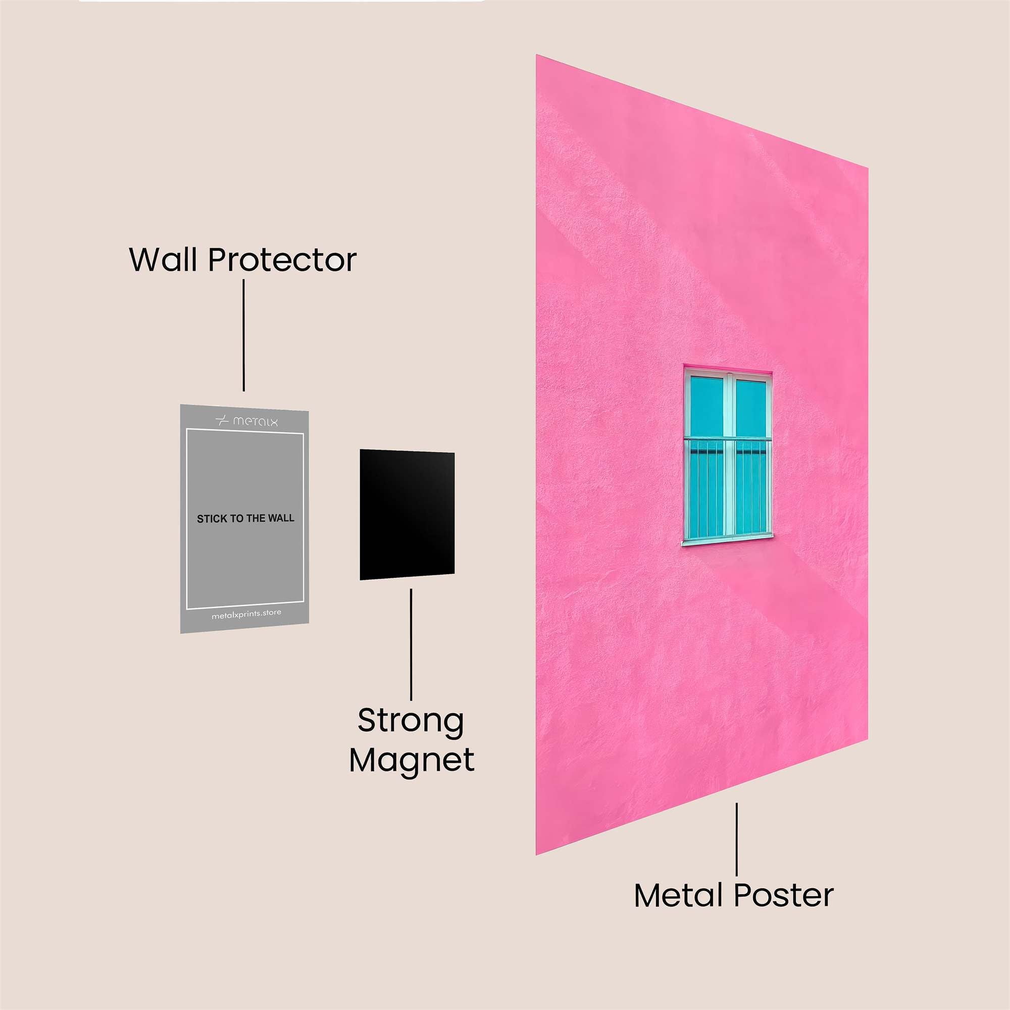 Window Whimsy Safe Wall Magnetic / M