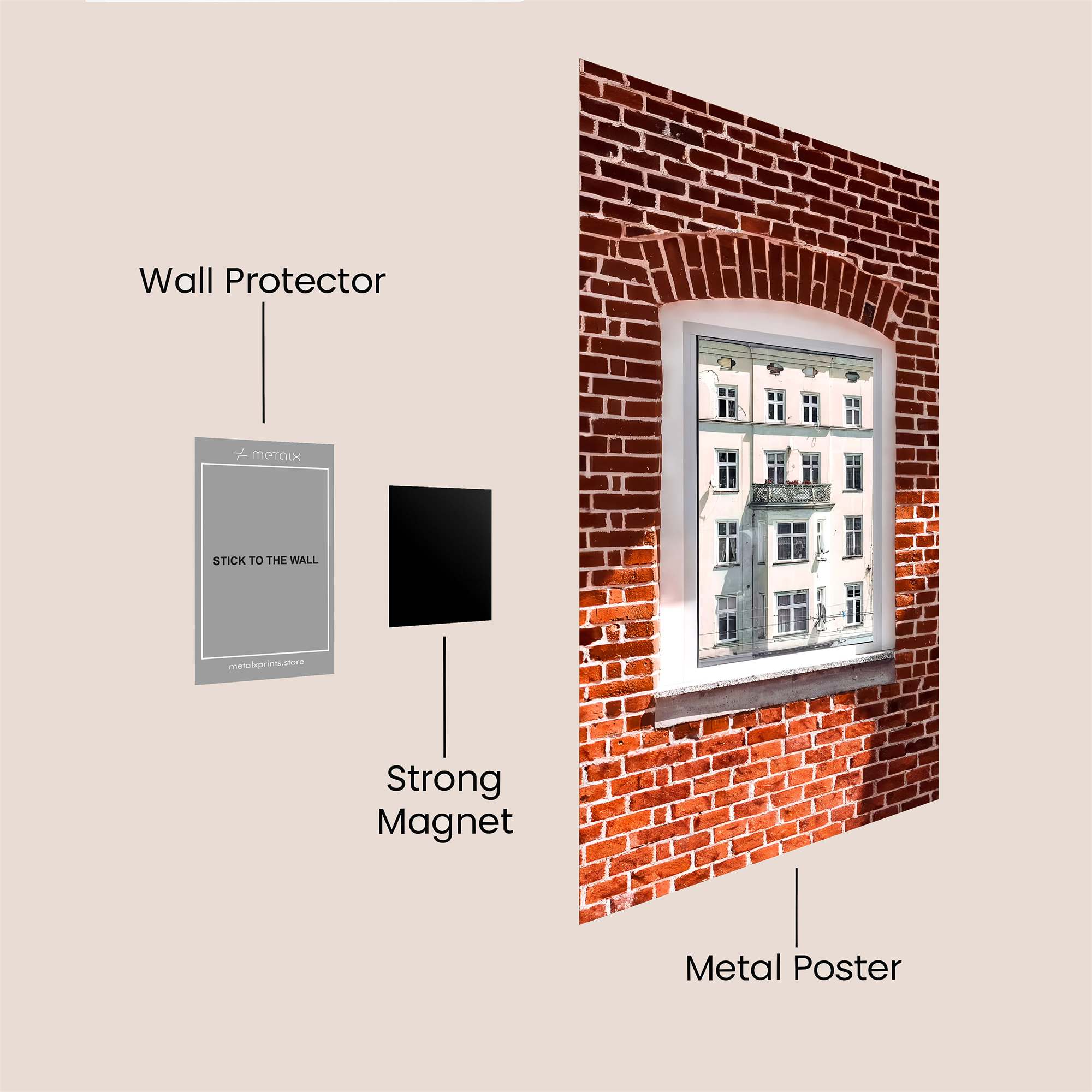 Facade Illusion Safe Wall Magnetic / M